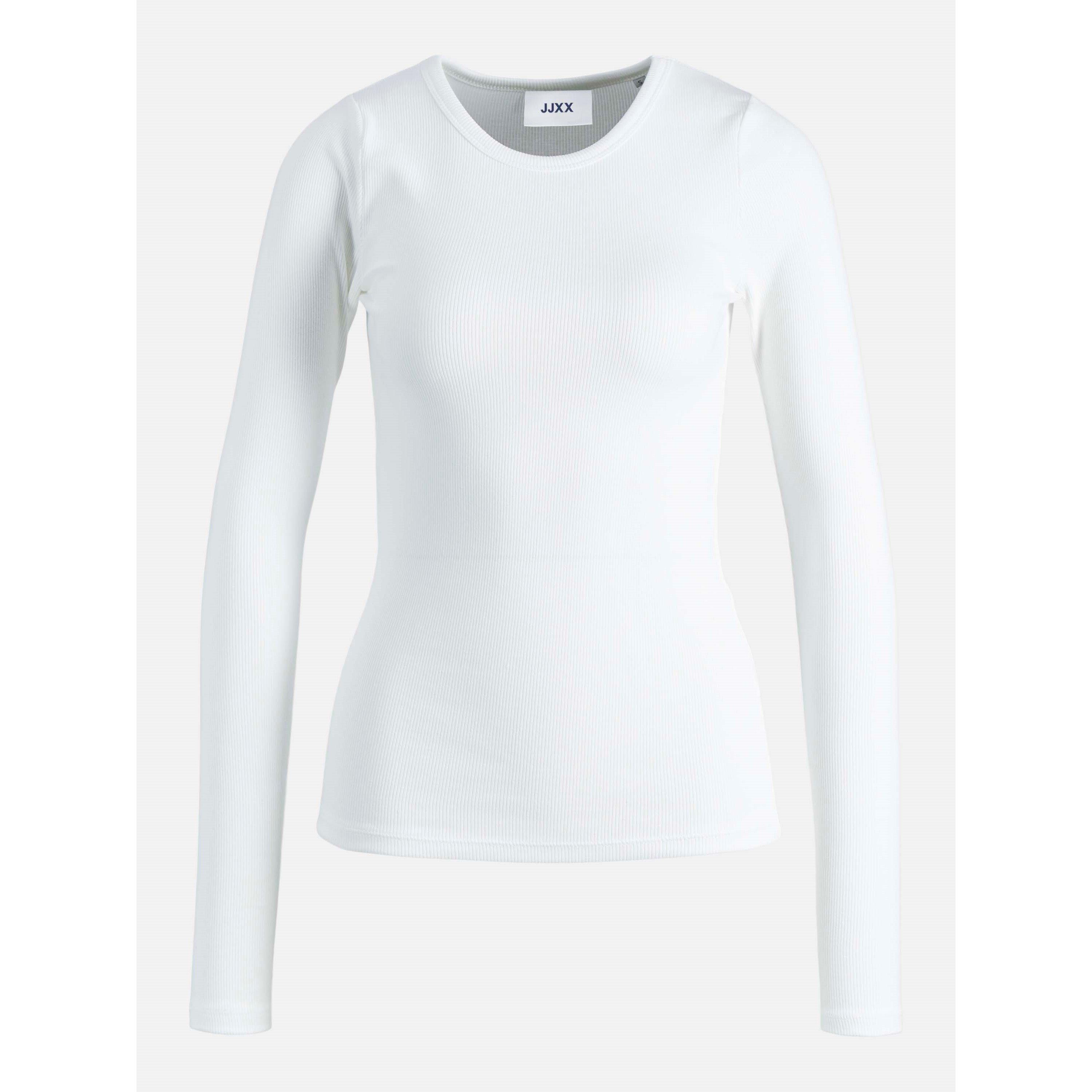 Helder Wit - JJXX - JJXX Freya Rib T Ls Ld63 - 1