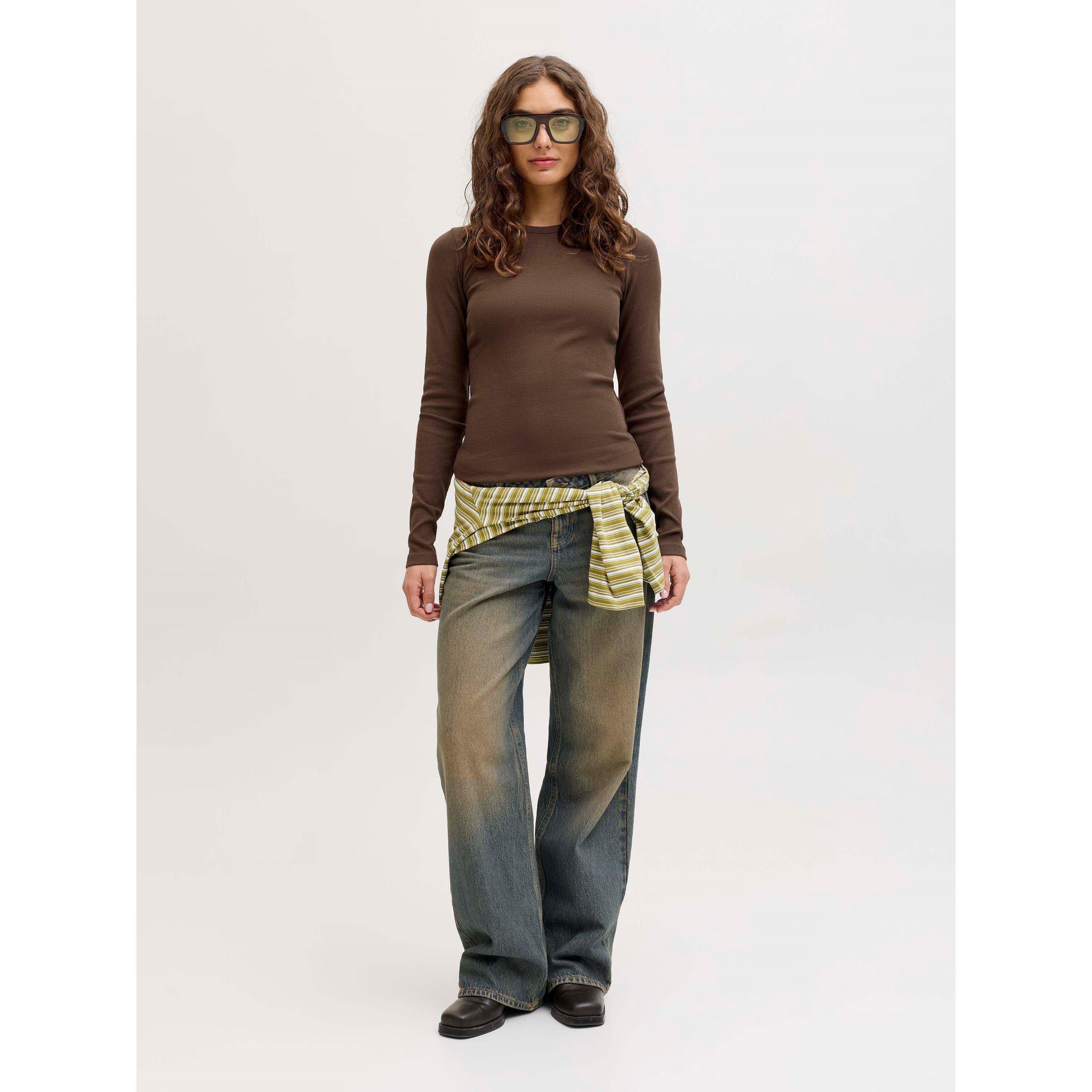 Bracken - JJXX - Women's Freya Rib Long Sleeve T-Shirt - 3