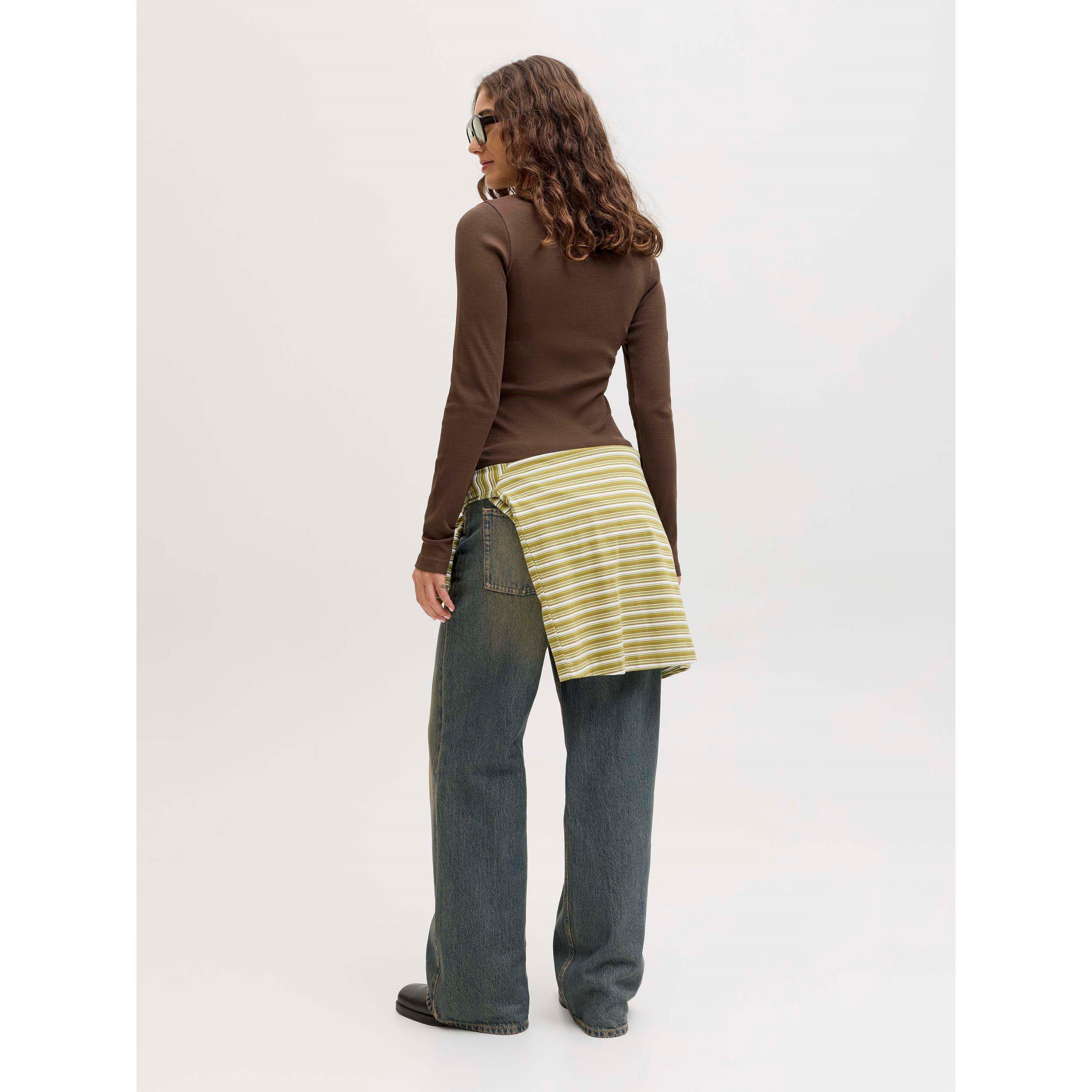 Bracken - JJXX - Women's Freya Rib Long Sleeve T-Shirt - 4