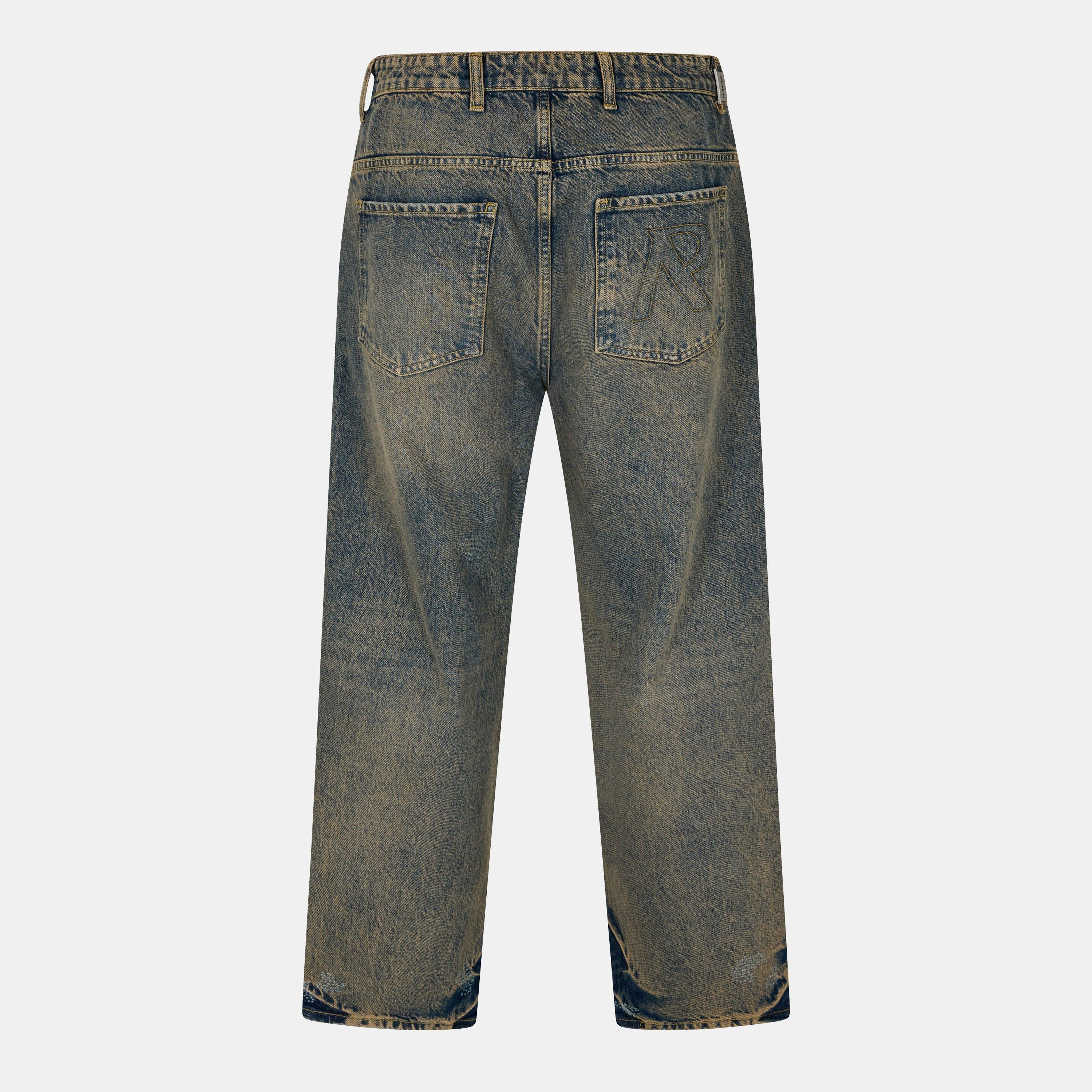 Blue Cream - Represent - Men's Straight Leg Jeans - 2