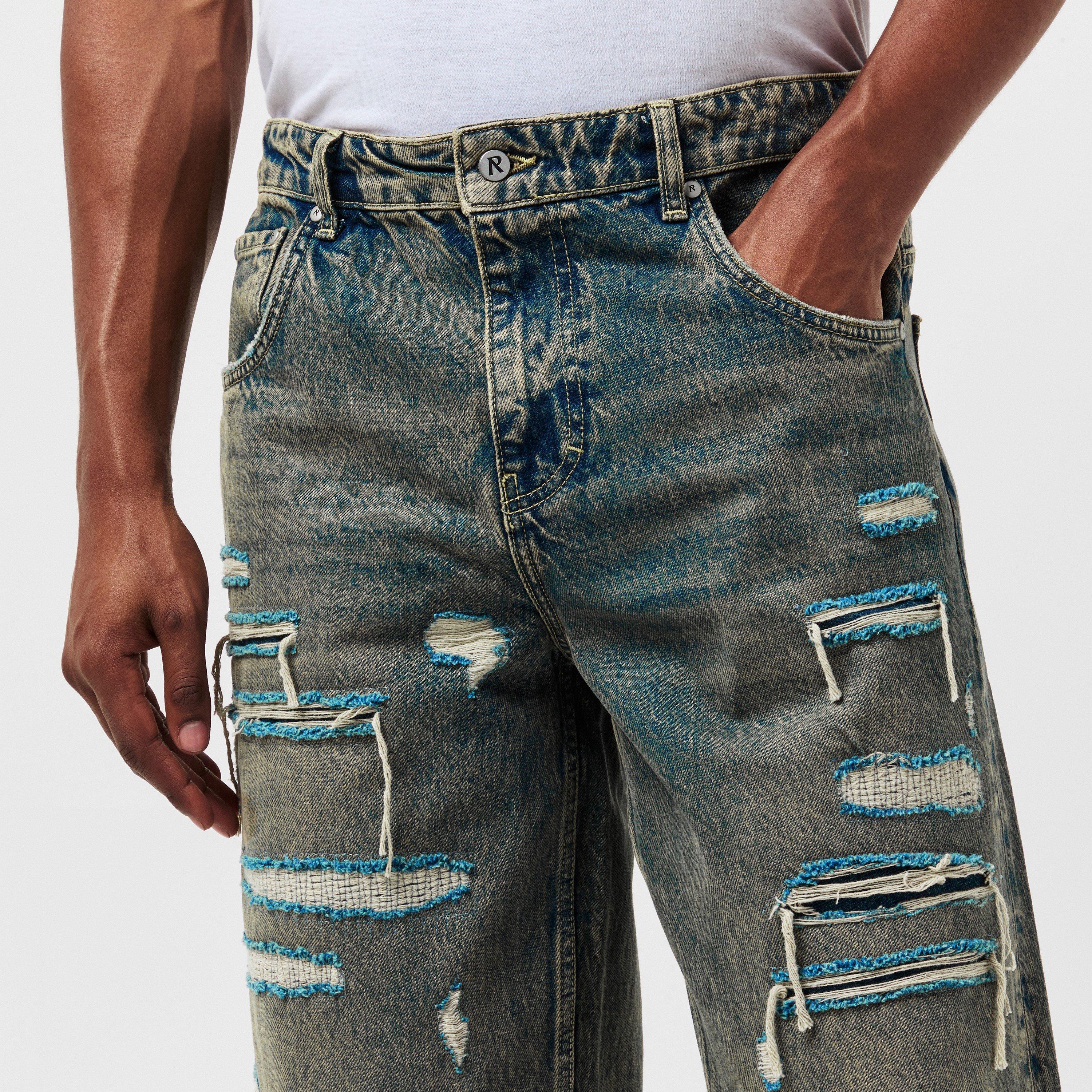 Blue Cream - Represent - Men's Straight Leg Jeans - 5