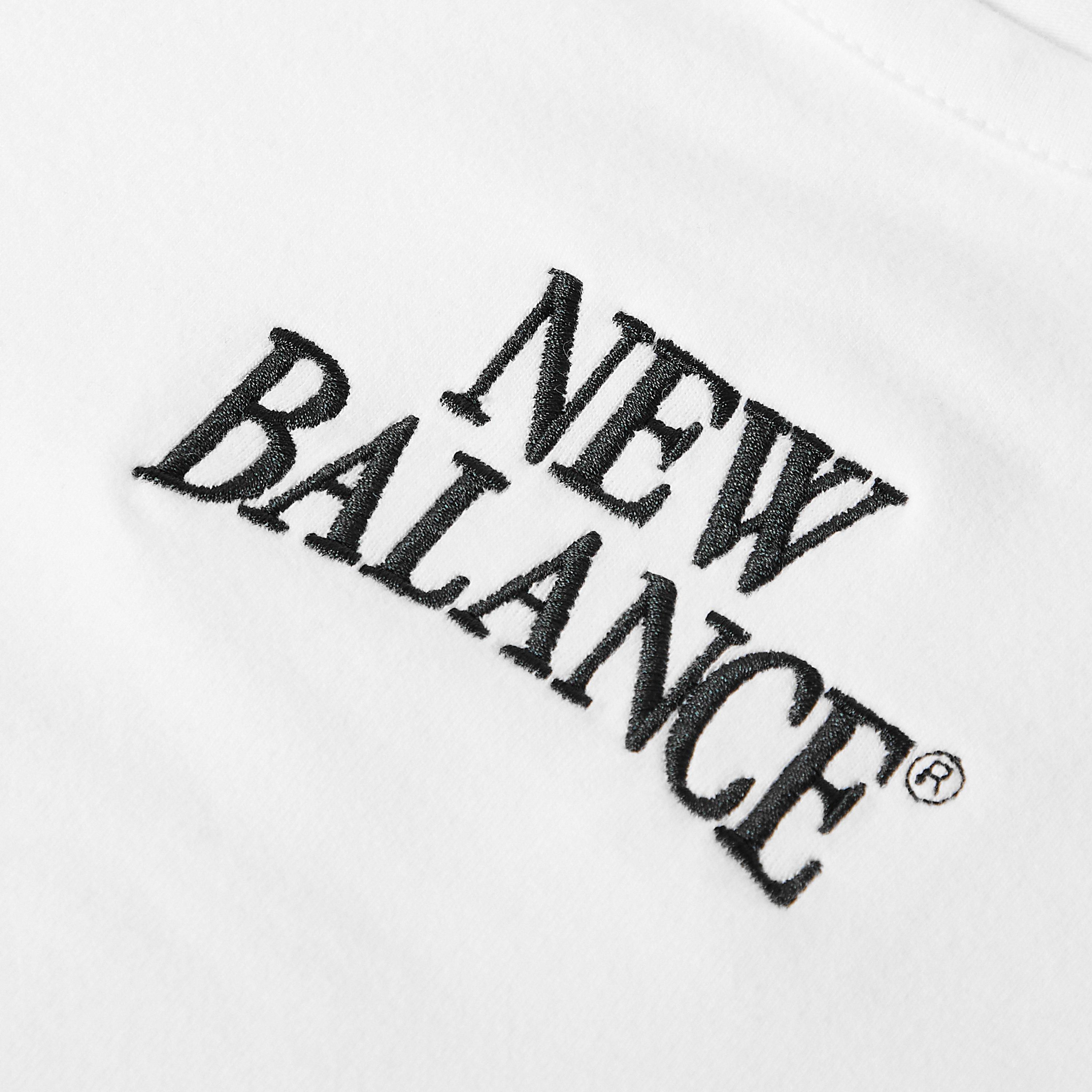 White/Black - New Balance - Women's Crop Top - 5