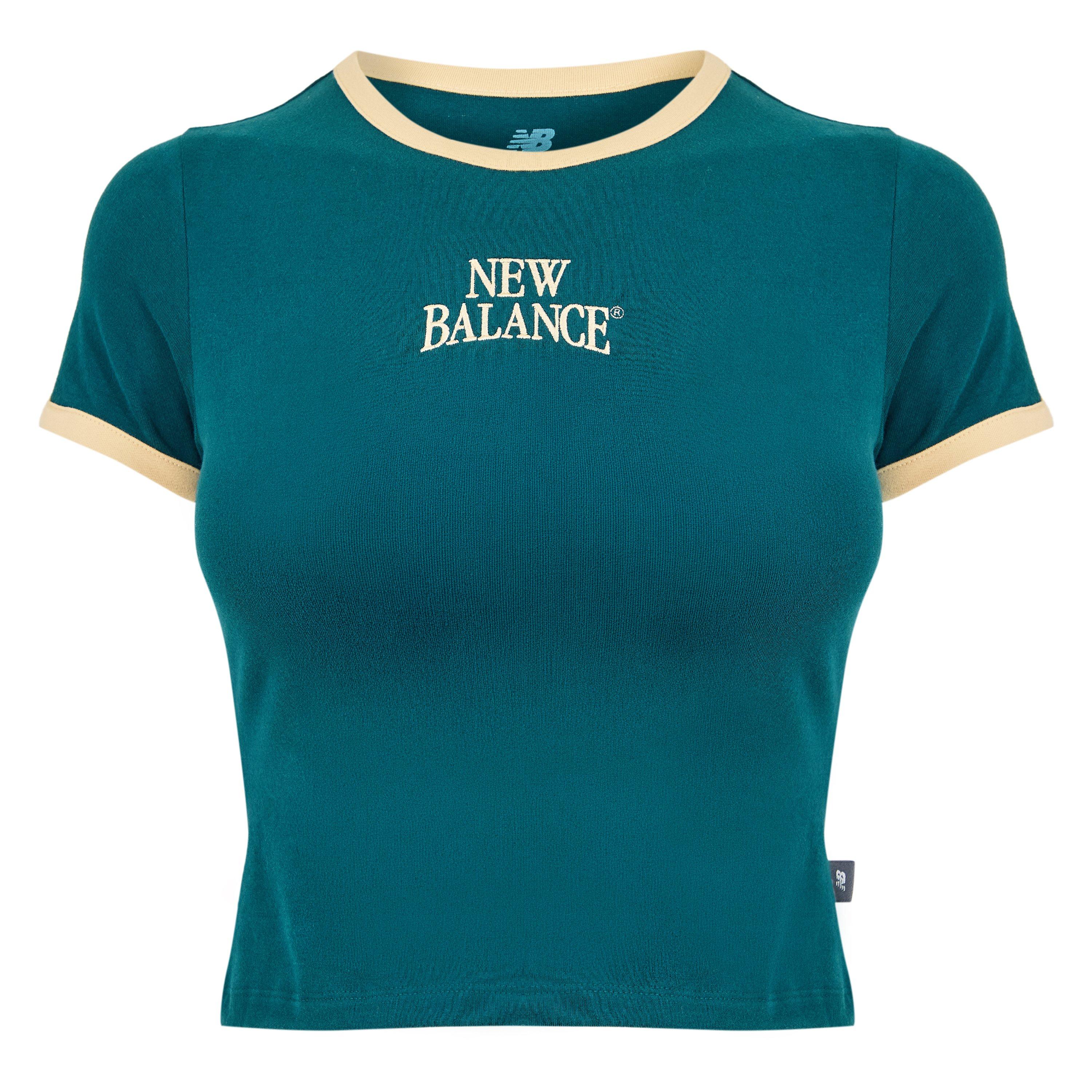 New Balance Women's Crop Top - Green - 8 (XS)
