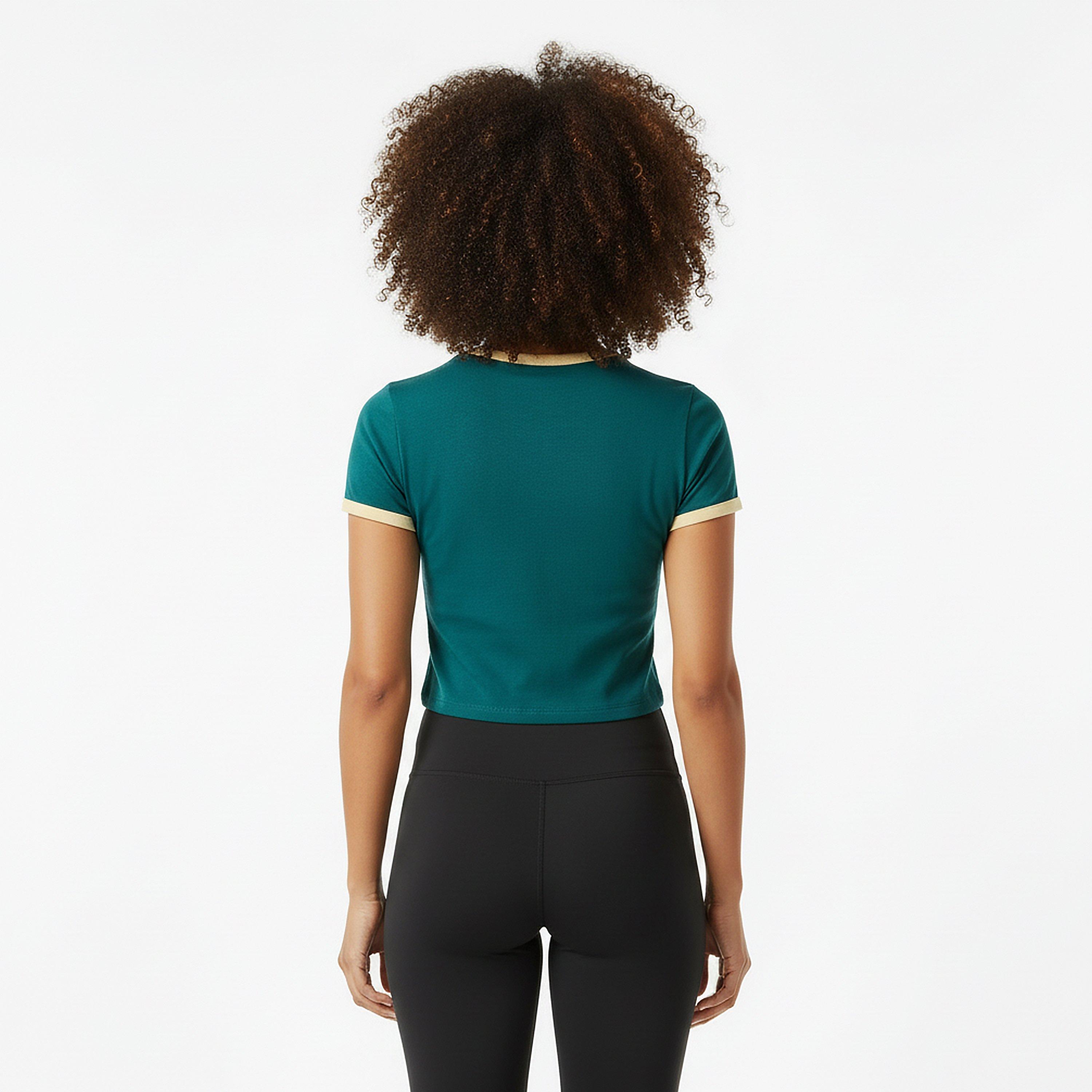 Green - New Balance - Women's Crop Top - 4