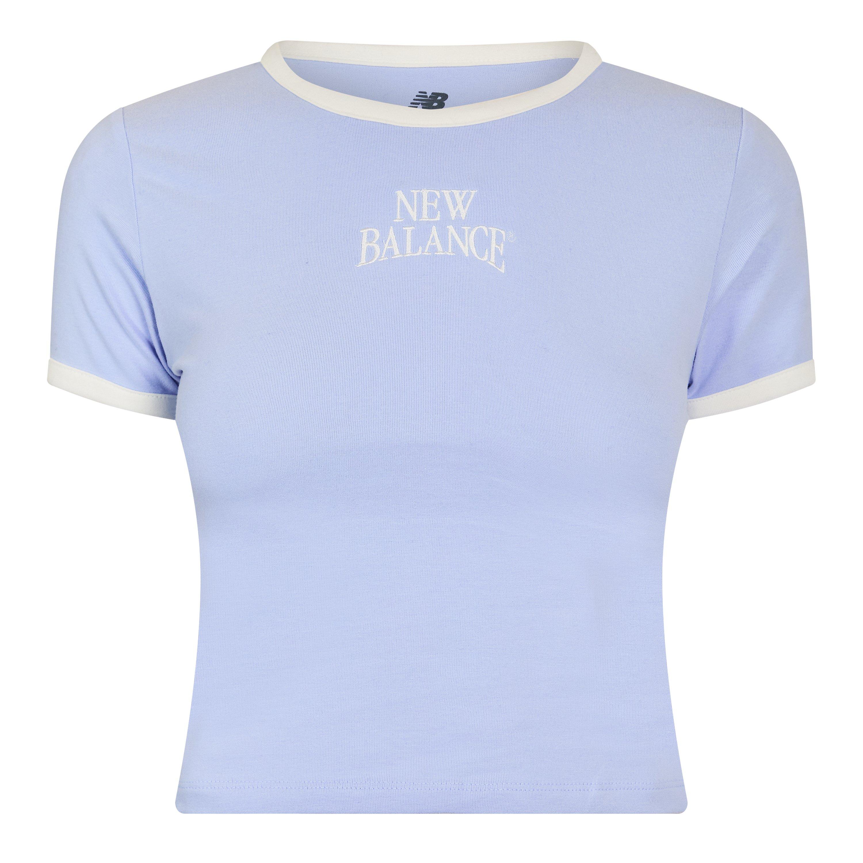 New Balance Women's Crop Top - Lilac - 8 (XS)