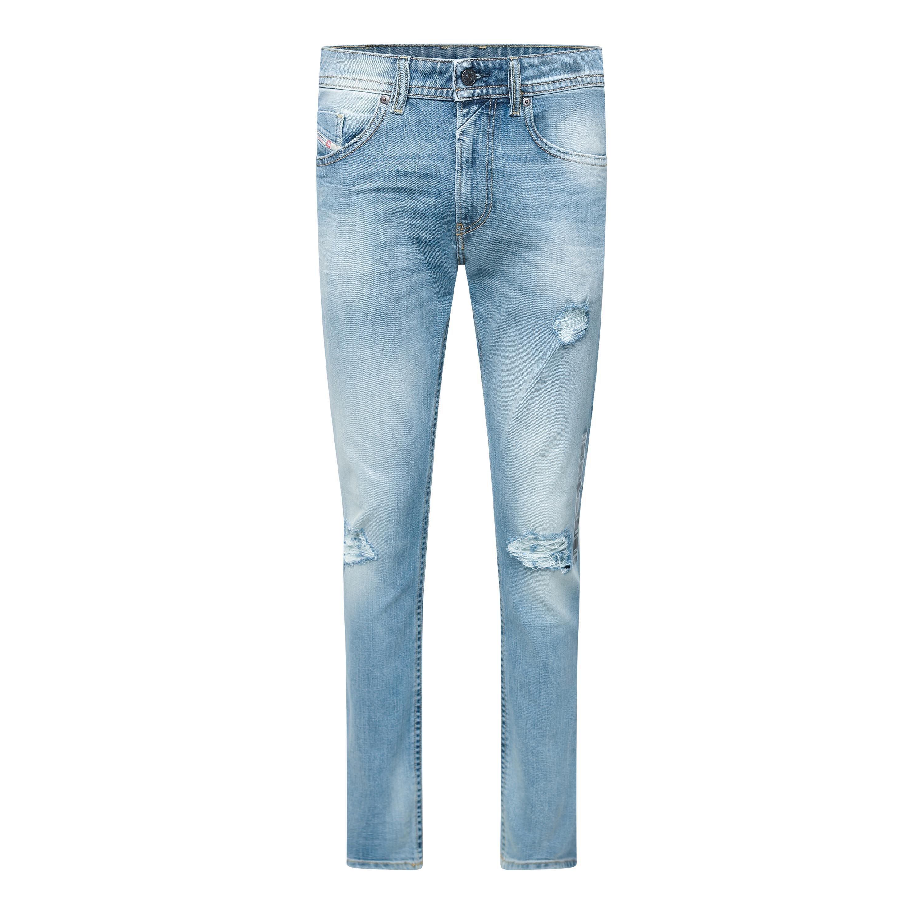 Blue Denim - Diesel - Men's Thommer-X Slim Fit Jeans - 1
