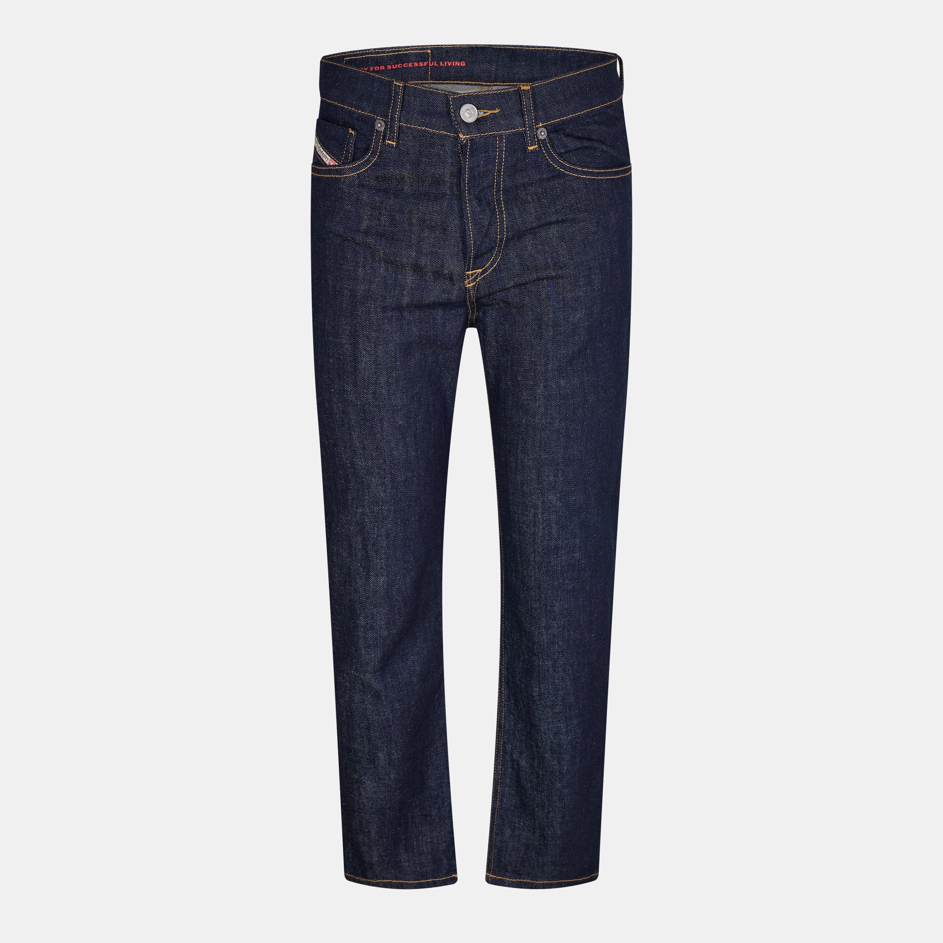 Diesel Men's Defining Tapered Jeans - Blue Denim - 26W R