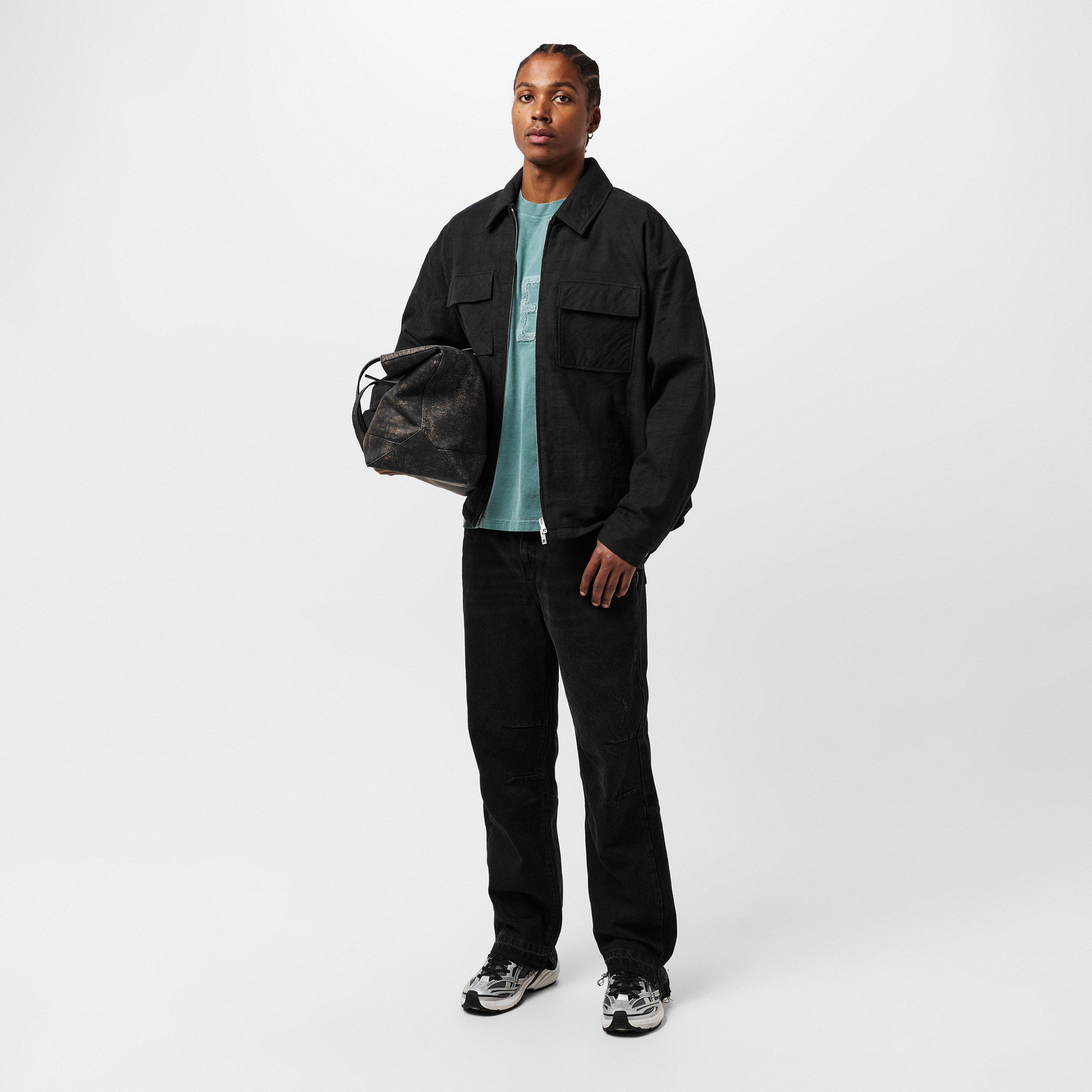 Off Black - Represent - Men's Hem Denim Straight Leg Jeans - 6