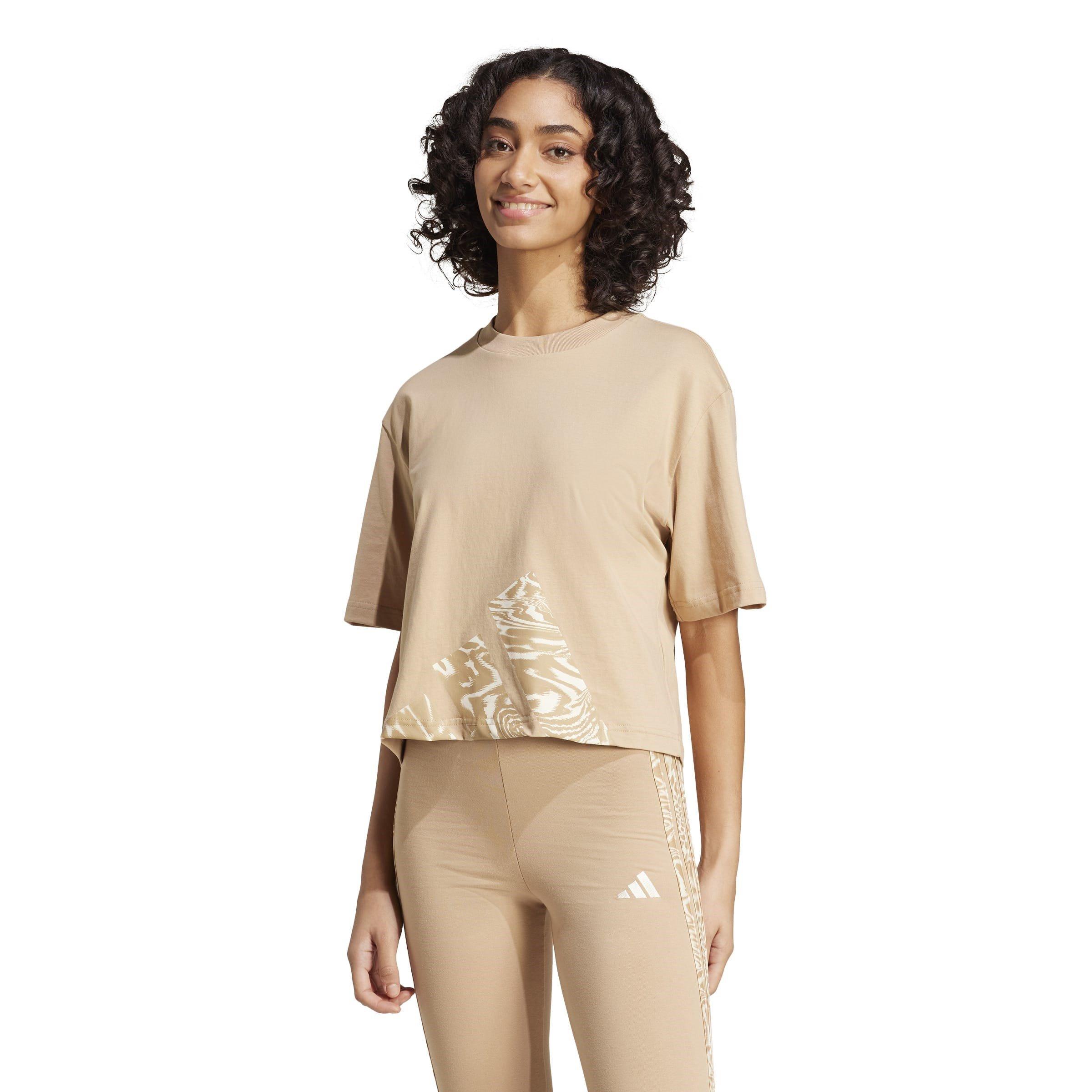 Warson/Wonwht - adidas - Essentials Logo Crop Top - 2