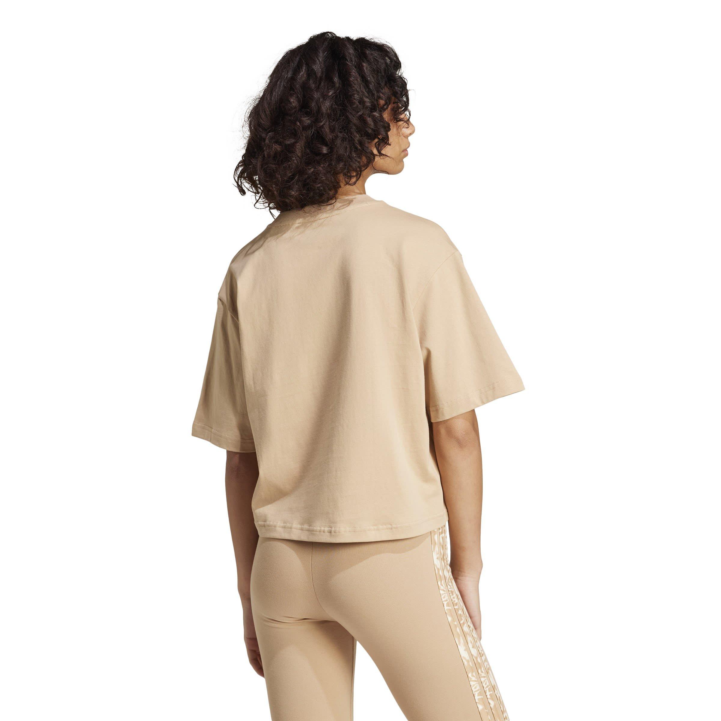 Warson/Wonwht - adidas - Essentials Logo Crop Top - 3