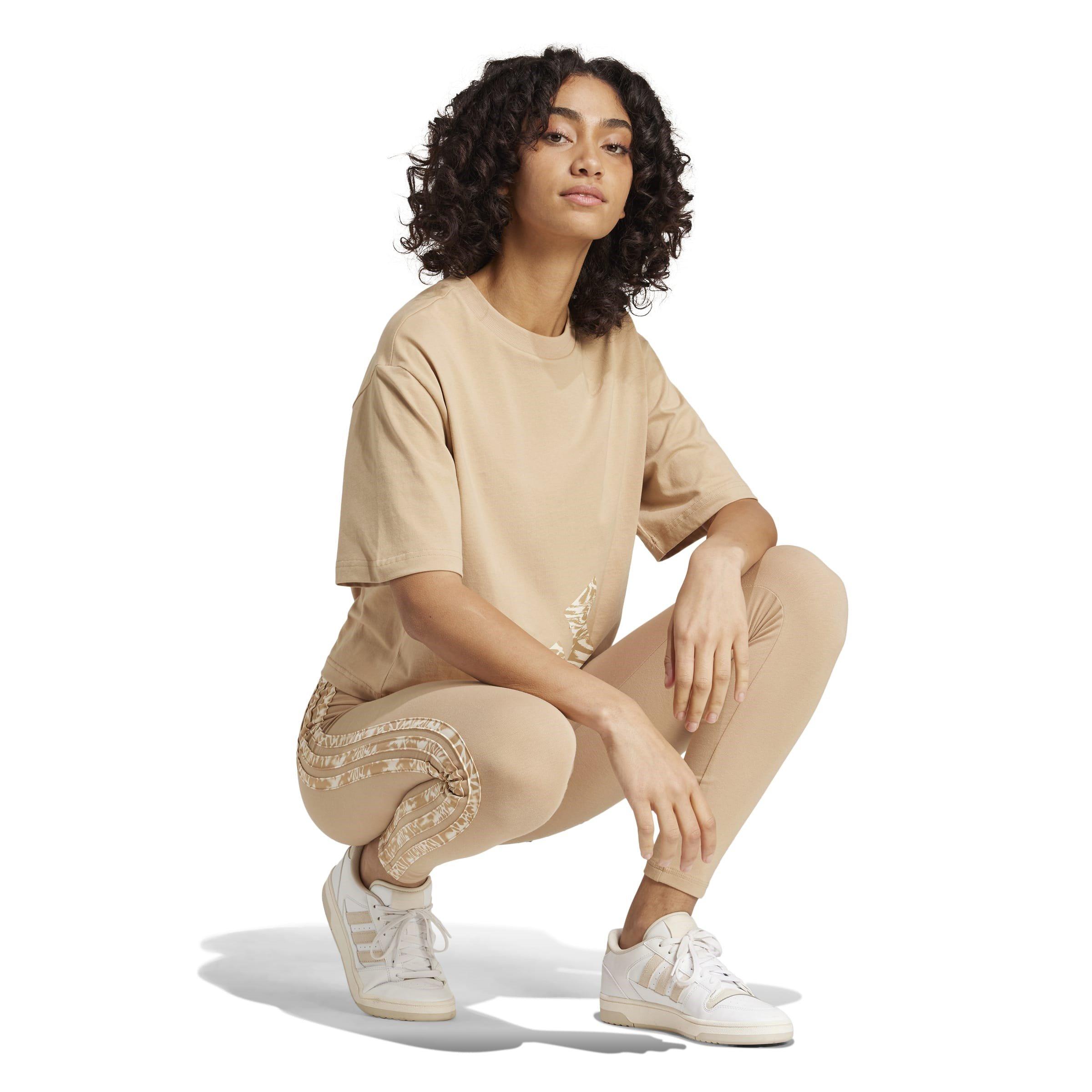 Warson/Wonwht - adidas - Essentials Logo Crop Top - 4
