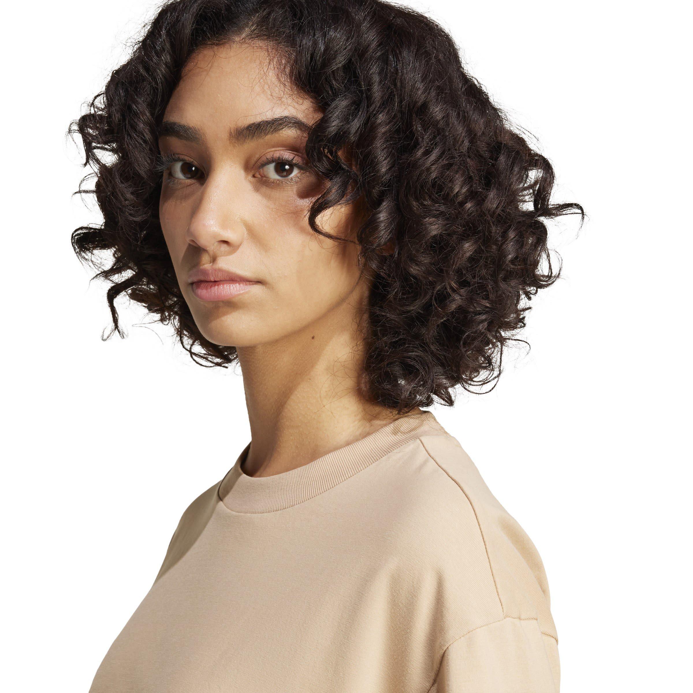 Warson/Wonwht - adidas - Essentials Logo Crop Top - 5