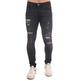 DFND London Roar Ripped Denim Jeans