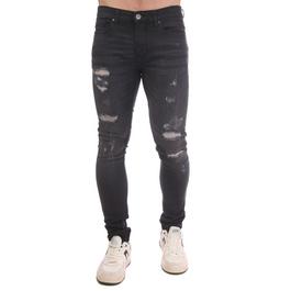 DFND London Ripped Denim Jeans