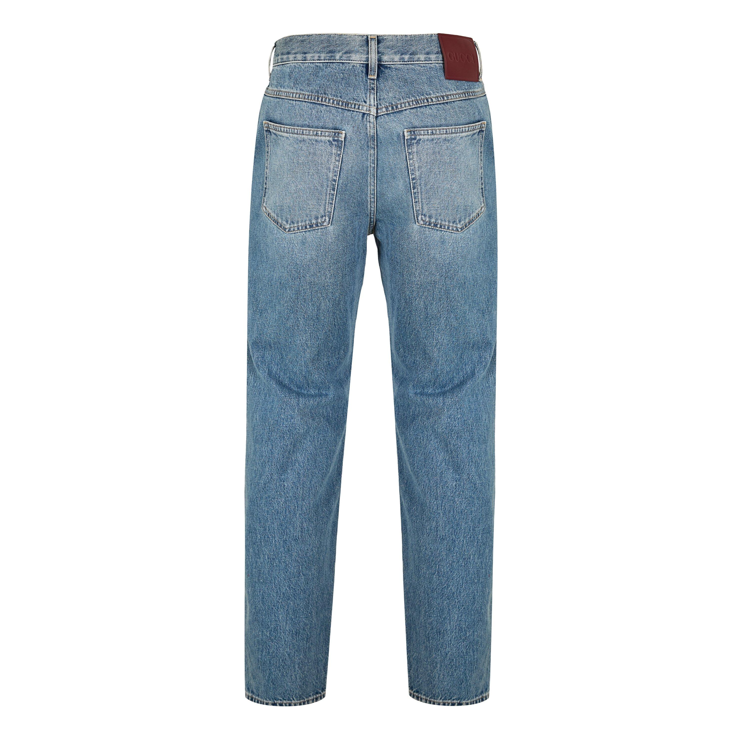 Light Blue - Gucci - Gucci Cigarette Pant Sn61 - 2