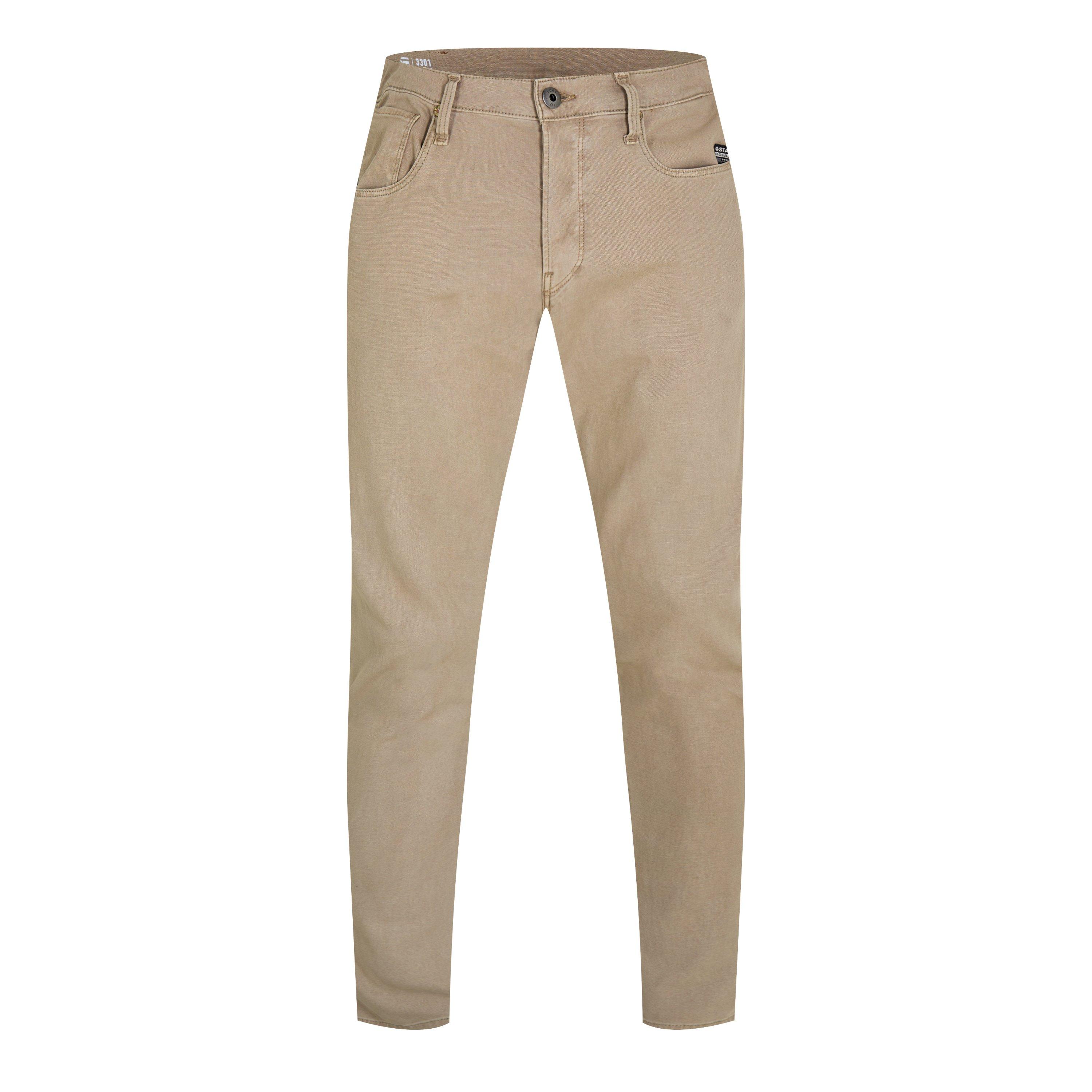 G Star Men's 3301 Slim Jeans - Sahara Gd - 29W R