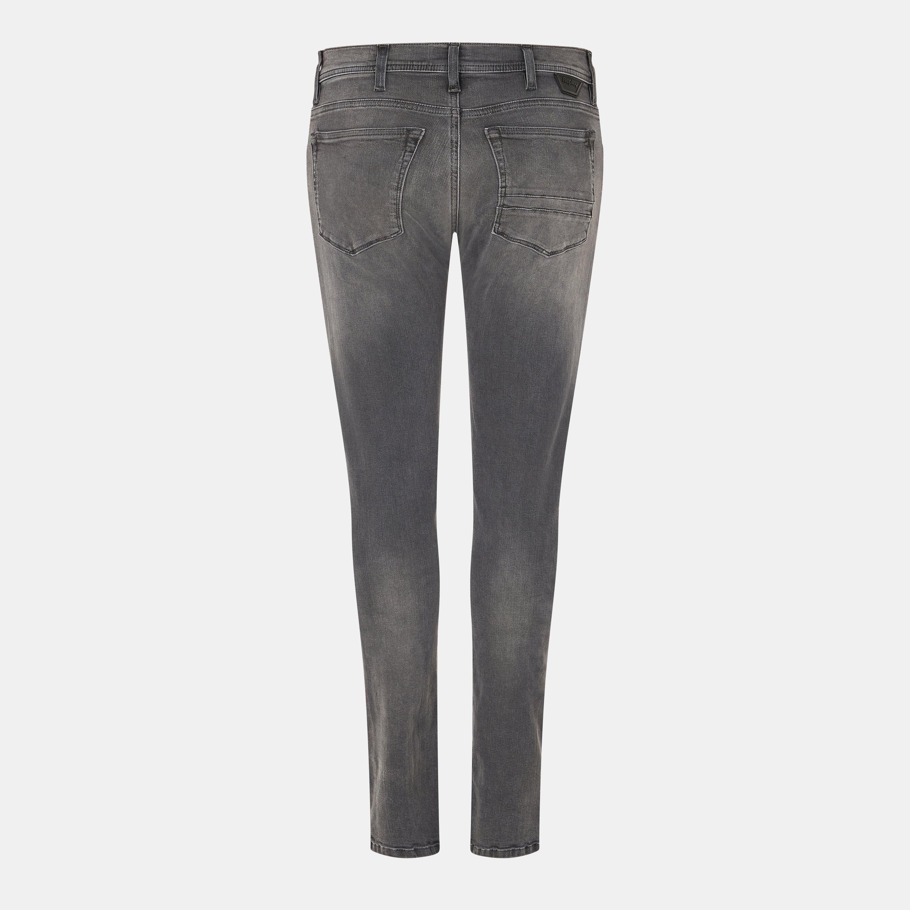 096 Grey - Replay - Men's Lanny Skinny Jeans - 2