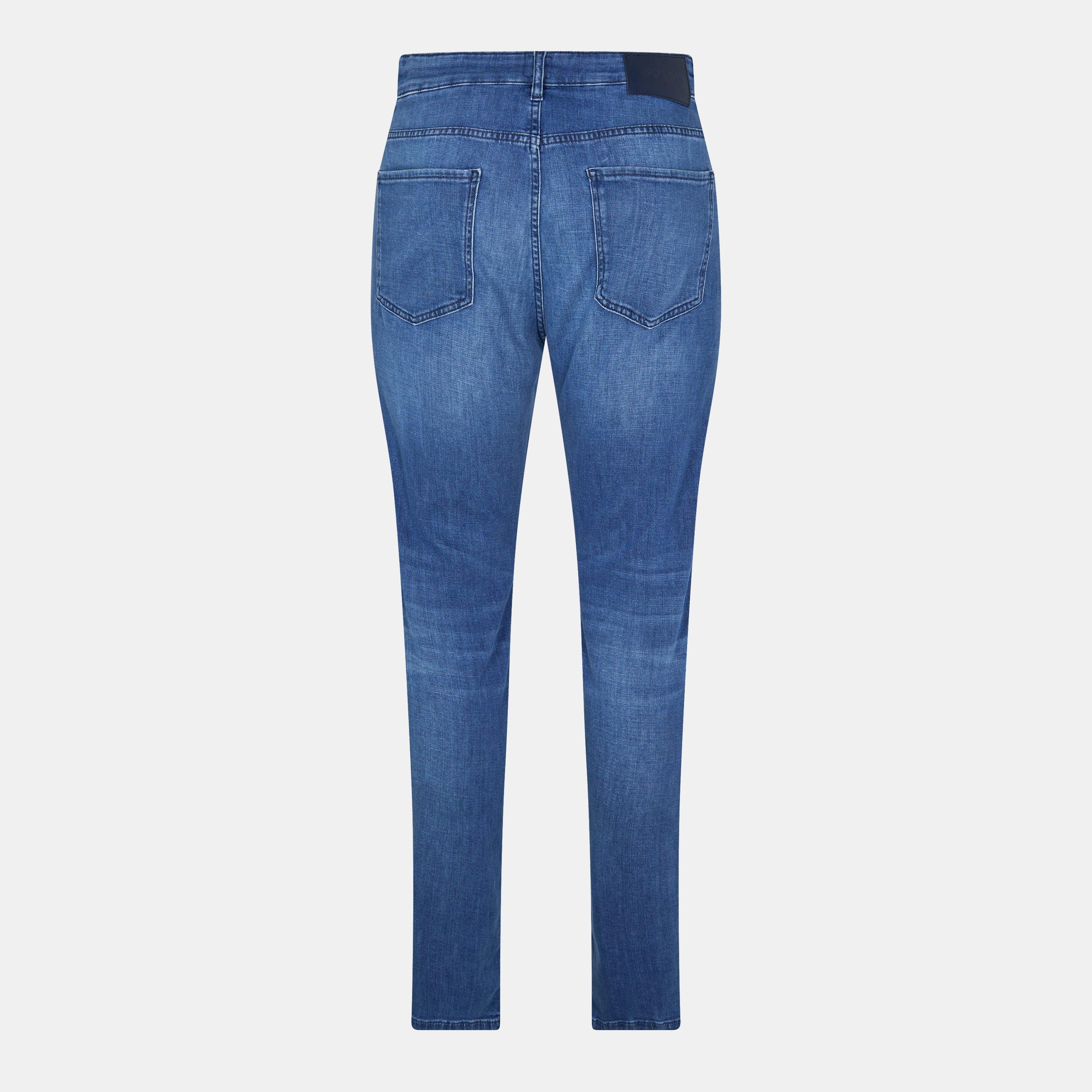 Navy - Boss - Taber Slim Fit Jeans - 2