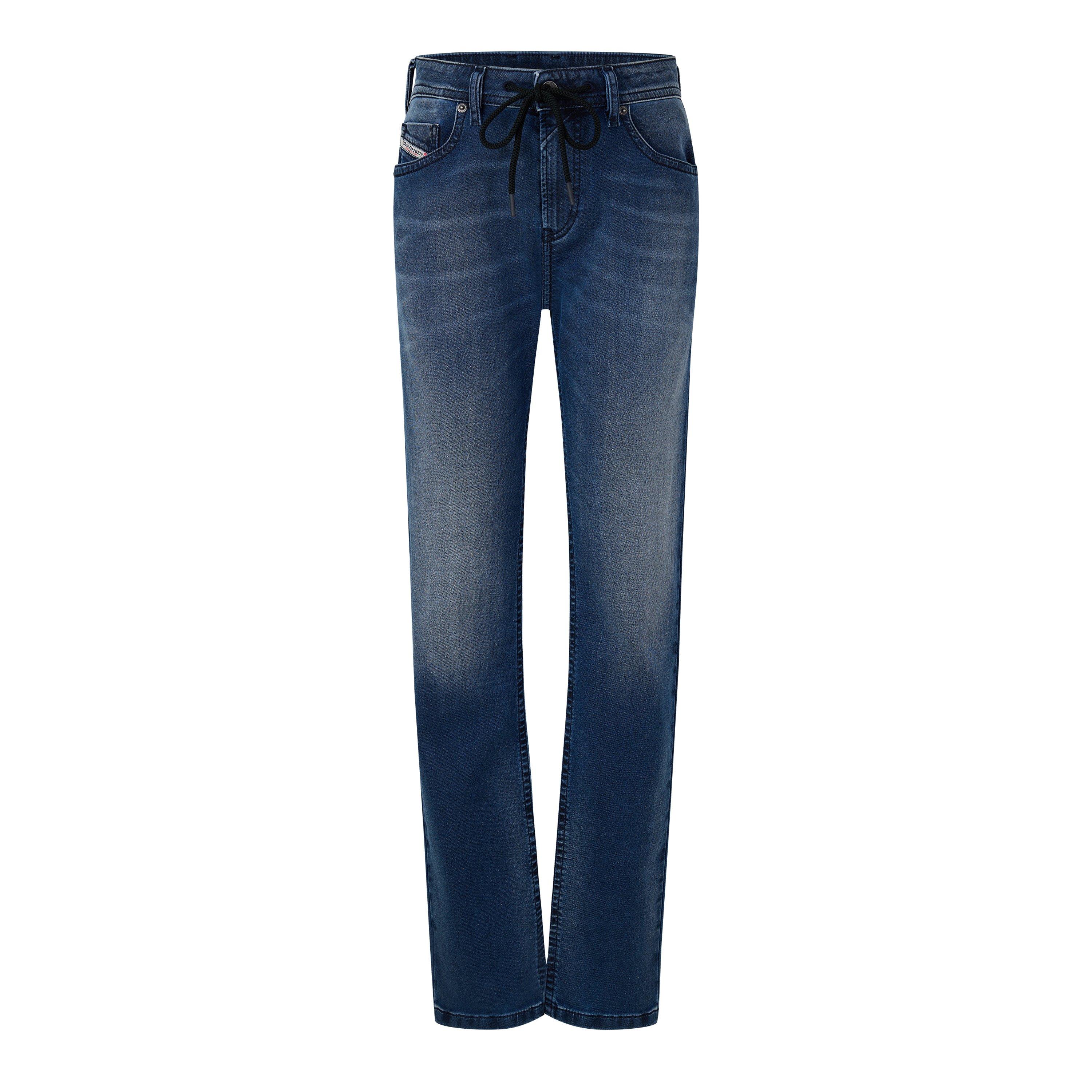 Blue Denim - Diesel - Men's Thommer-Y-Ne Sweat Slim Fit Jeans - 1