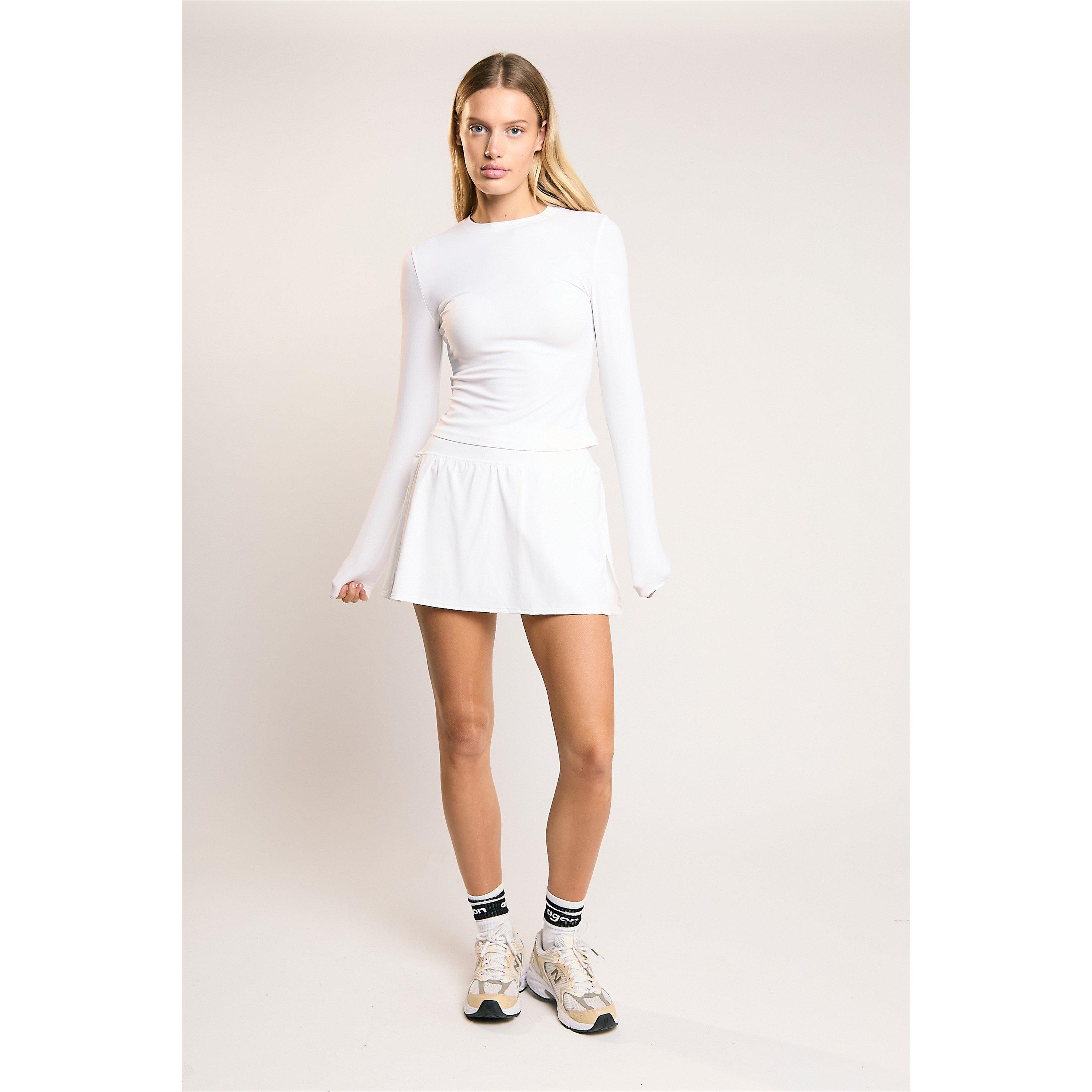White - Agon - Signature White Long-Sleeve- Top - 1