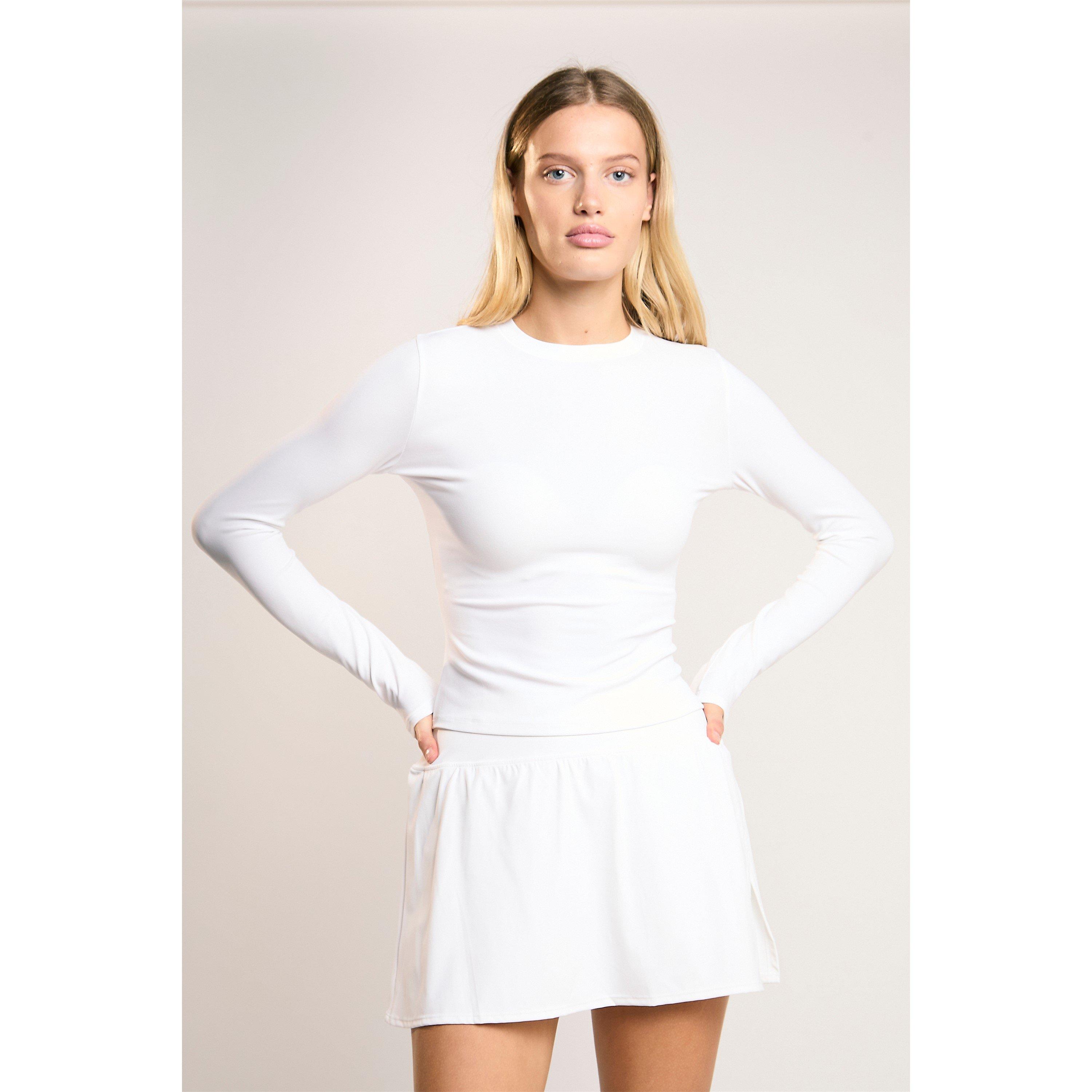 White - Agon - White Long-Sleeve- Top - 2
