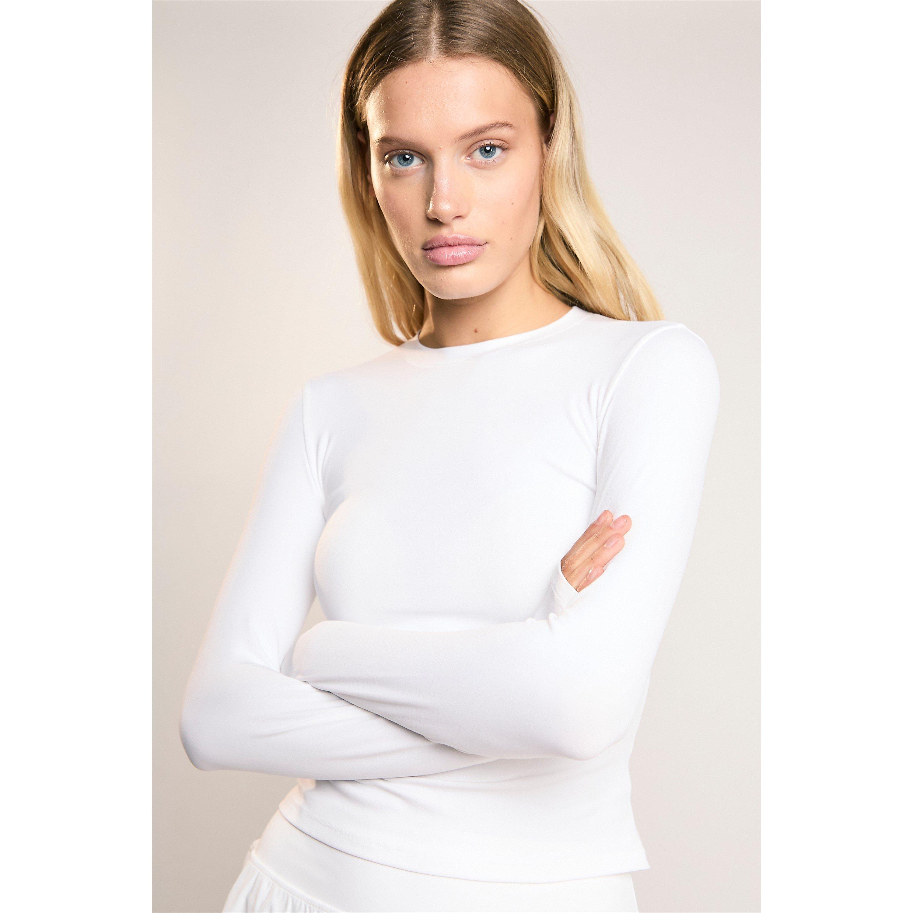 White - Agon - White Long-Sleeve- Top - 4