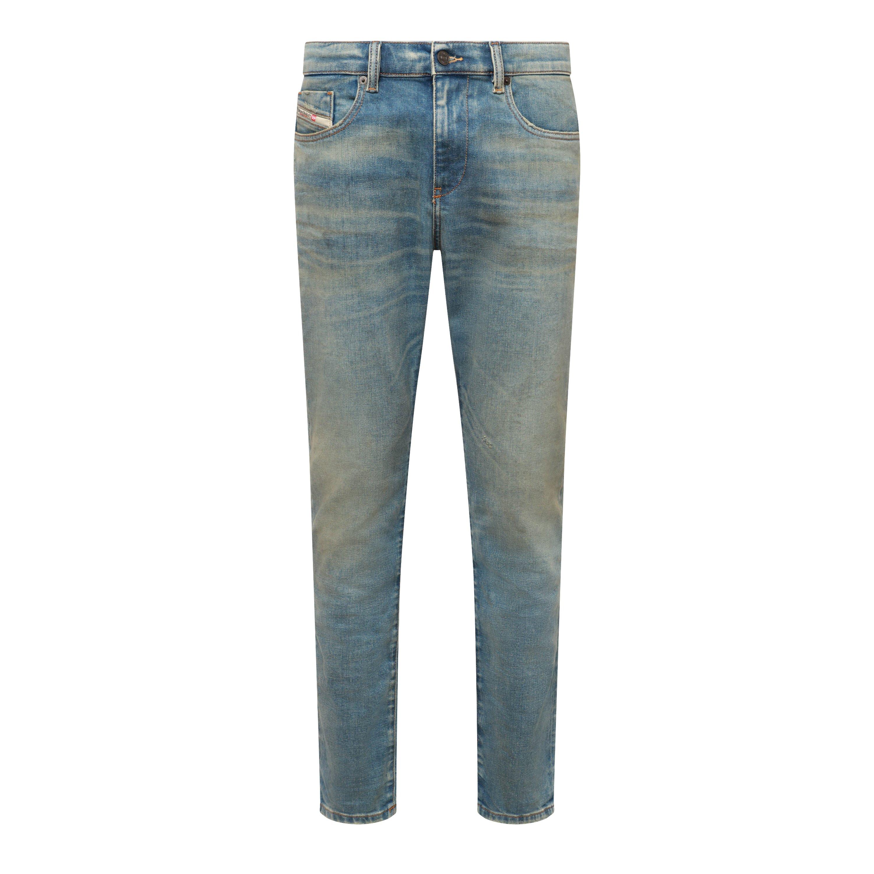 Blue Denim - Diesel - Men's 2019 D-Strukt Slim Fit Jeans - 1