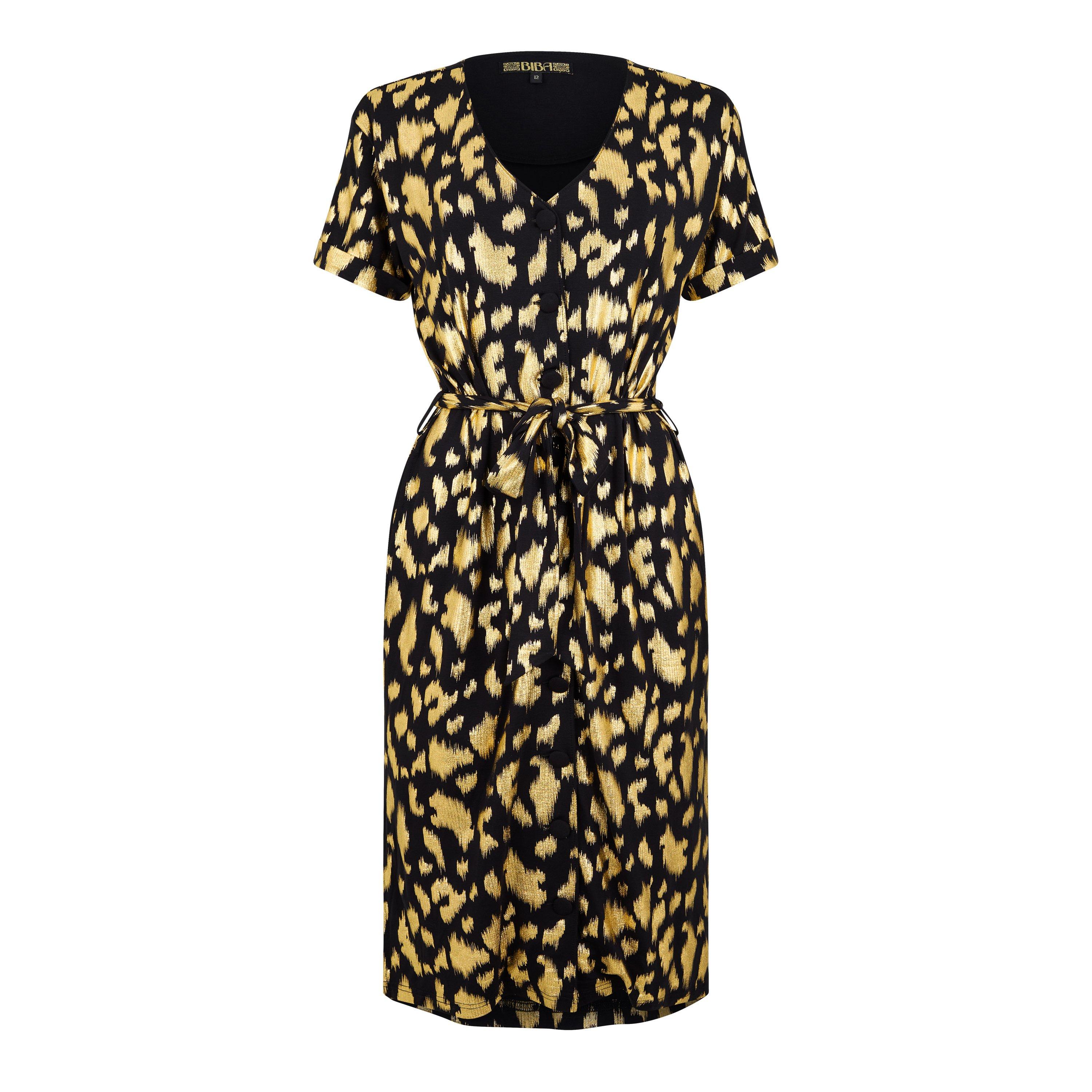 Animal de Folha - Biba - Biba Foil Printed Dress - 5