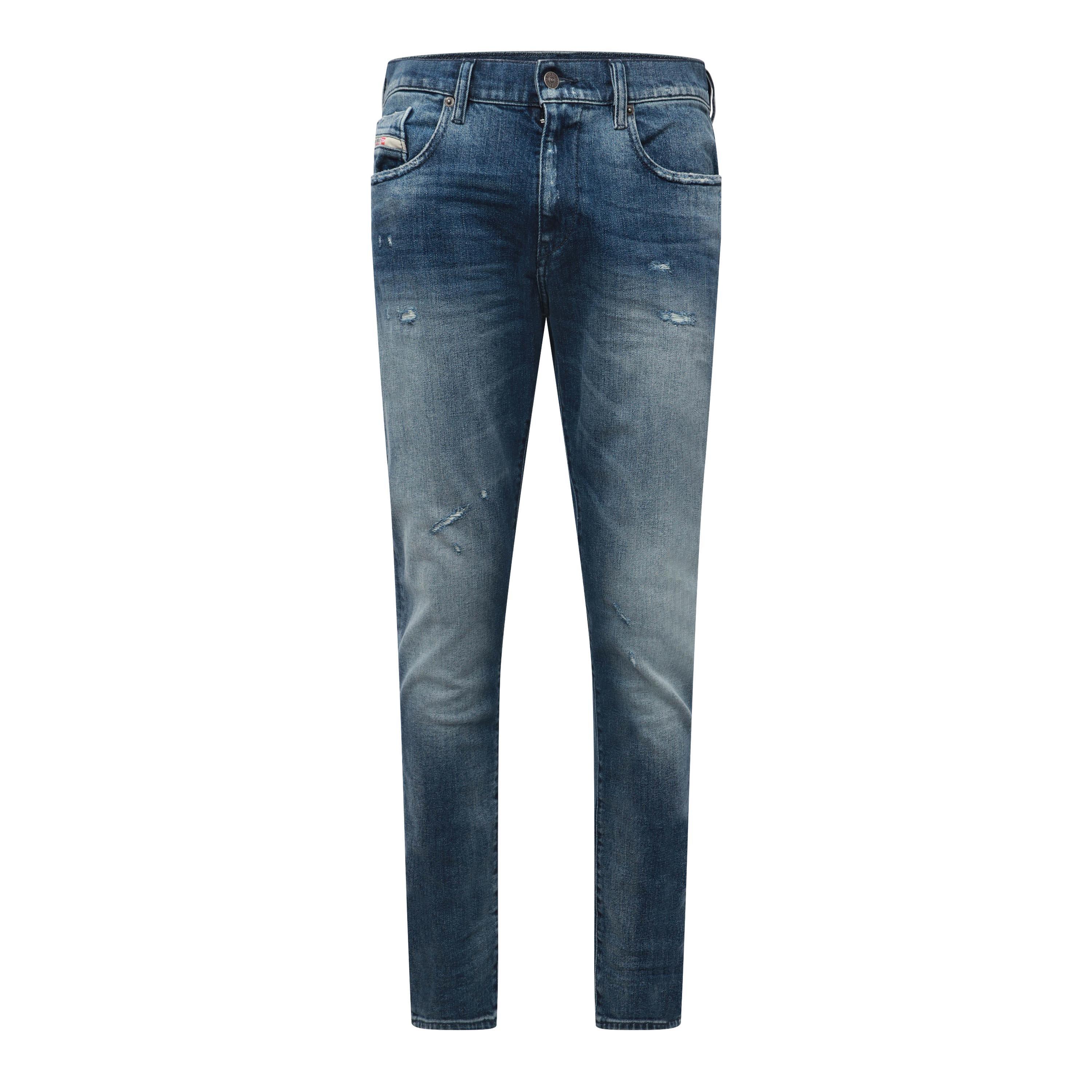 Blue Denim - Diesel - Men's 2019 D-Strukt Slim Fit Jeans - 1
