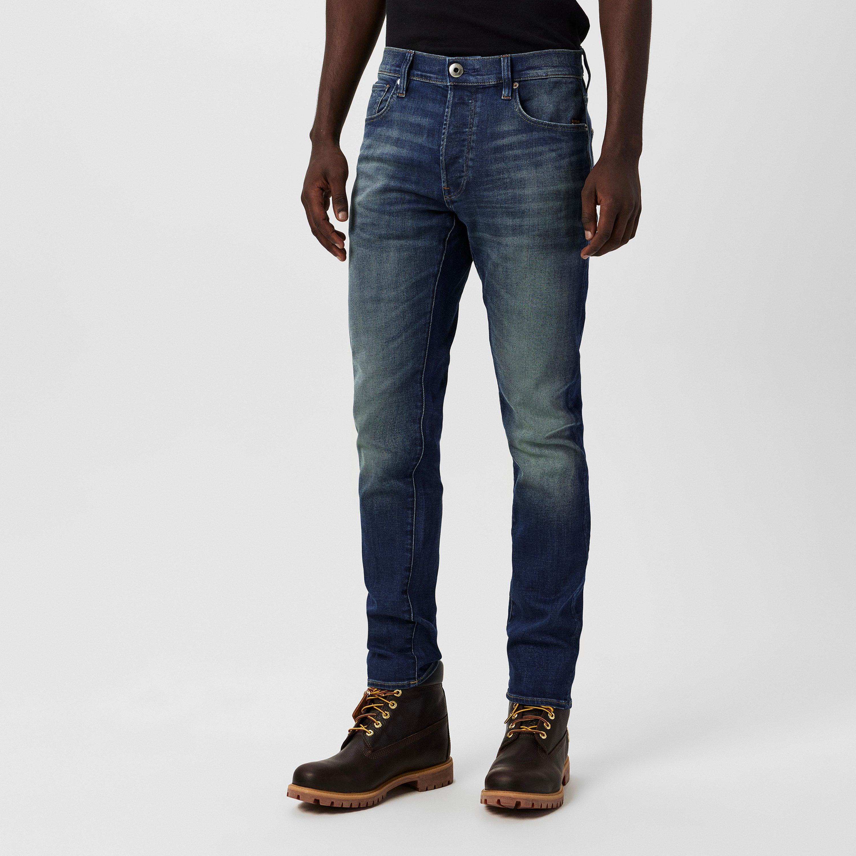 Work Blue Faded - G Star - 3301 Slim Jeans - 3