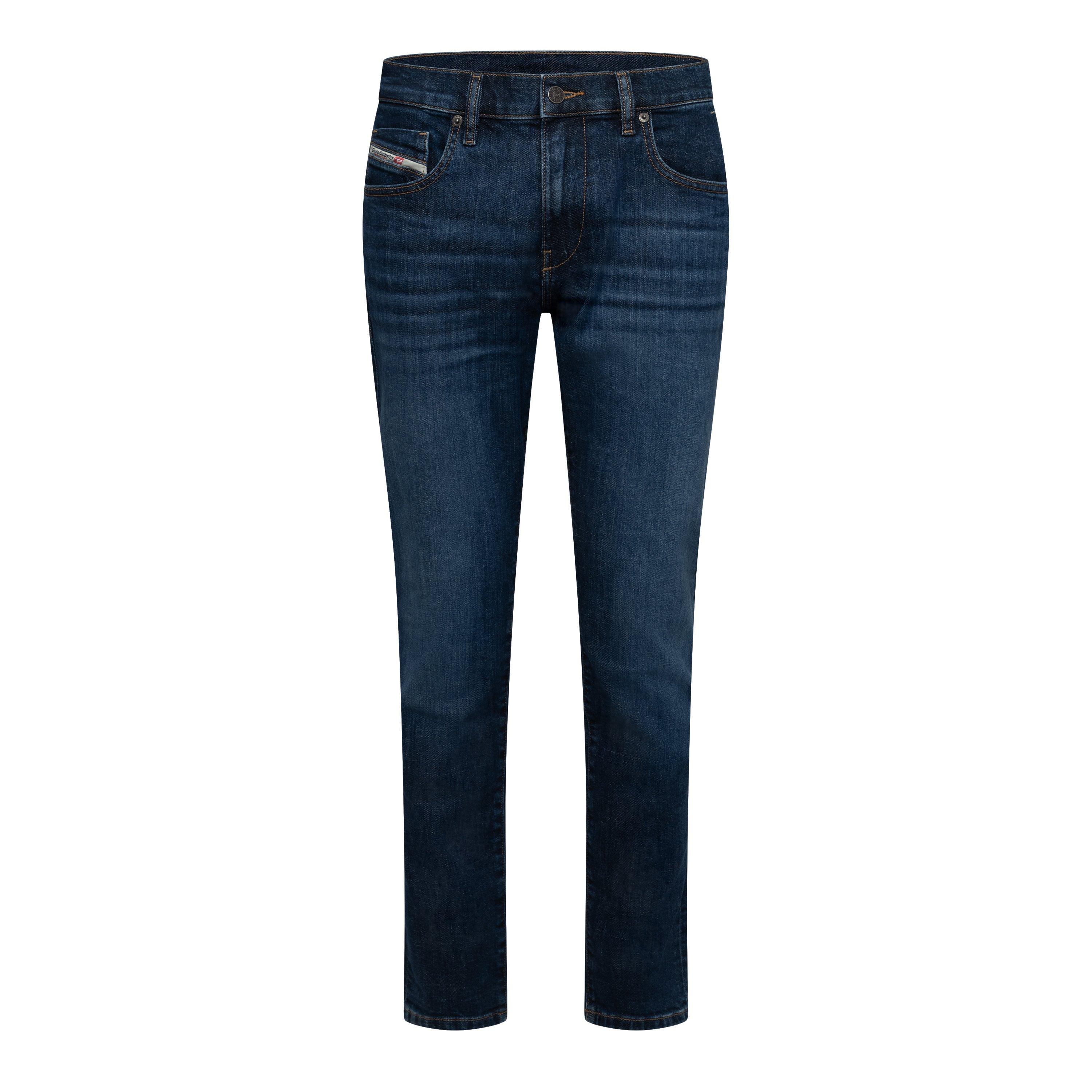 Blue Denim - Diesel - Men's 2019 D-Strukt Slim Fit Jeans - 1