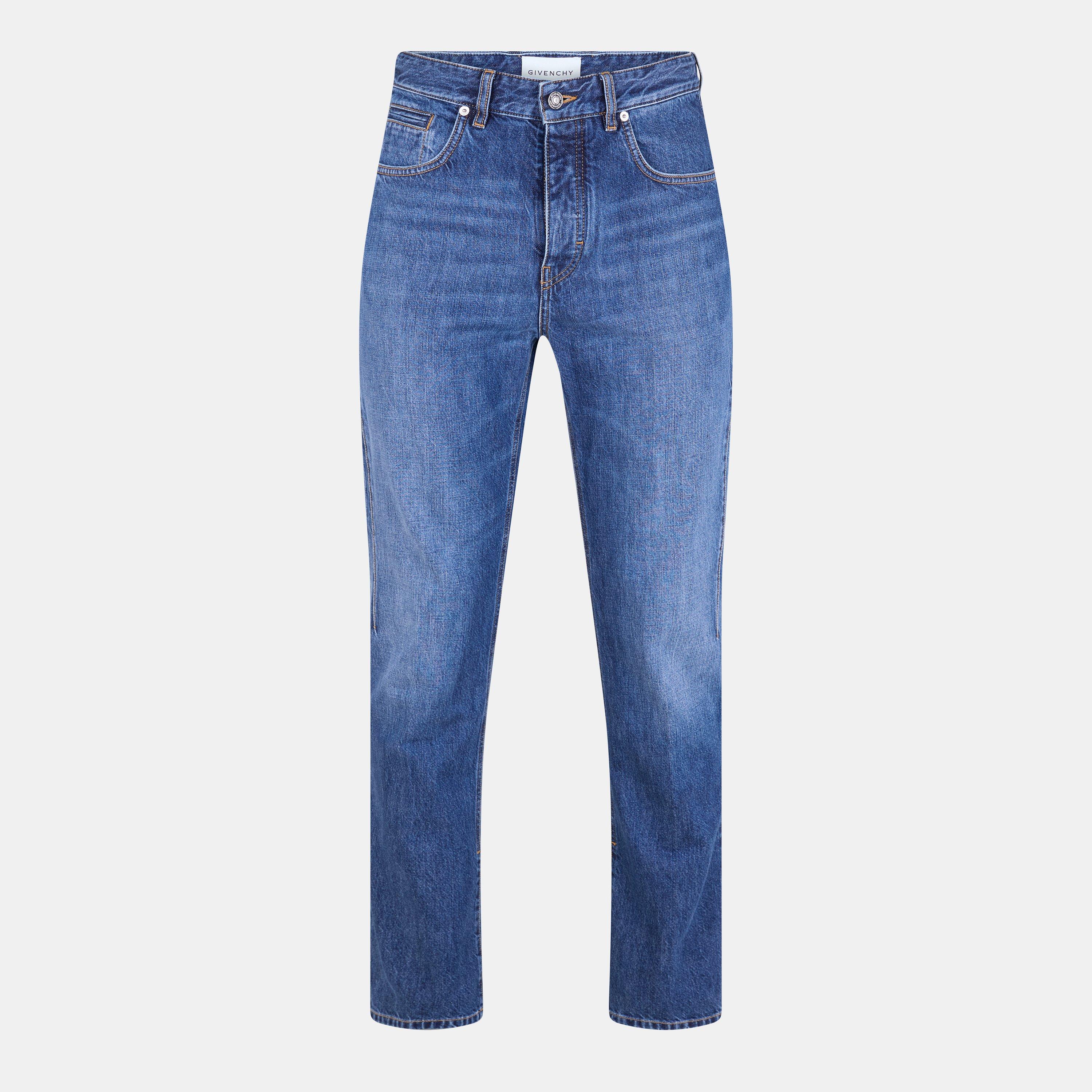 Blue - GIVENCHY - Men's Straight Leg Jeans - 1