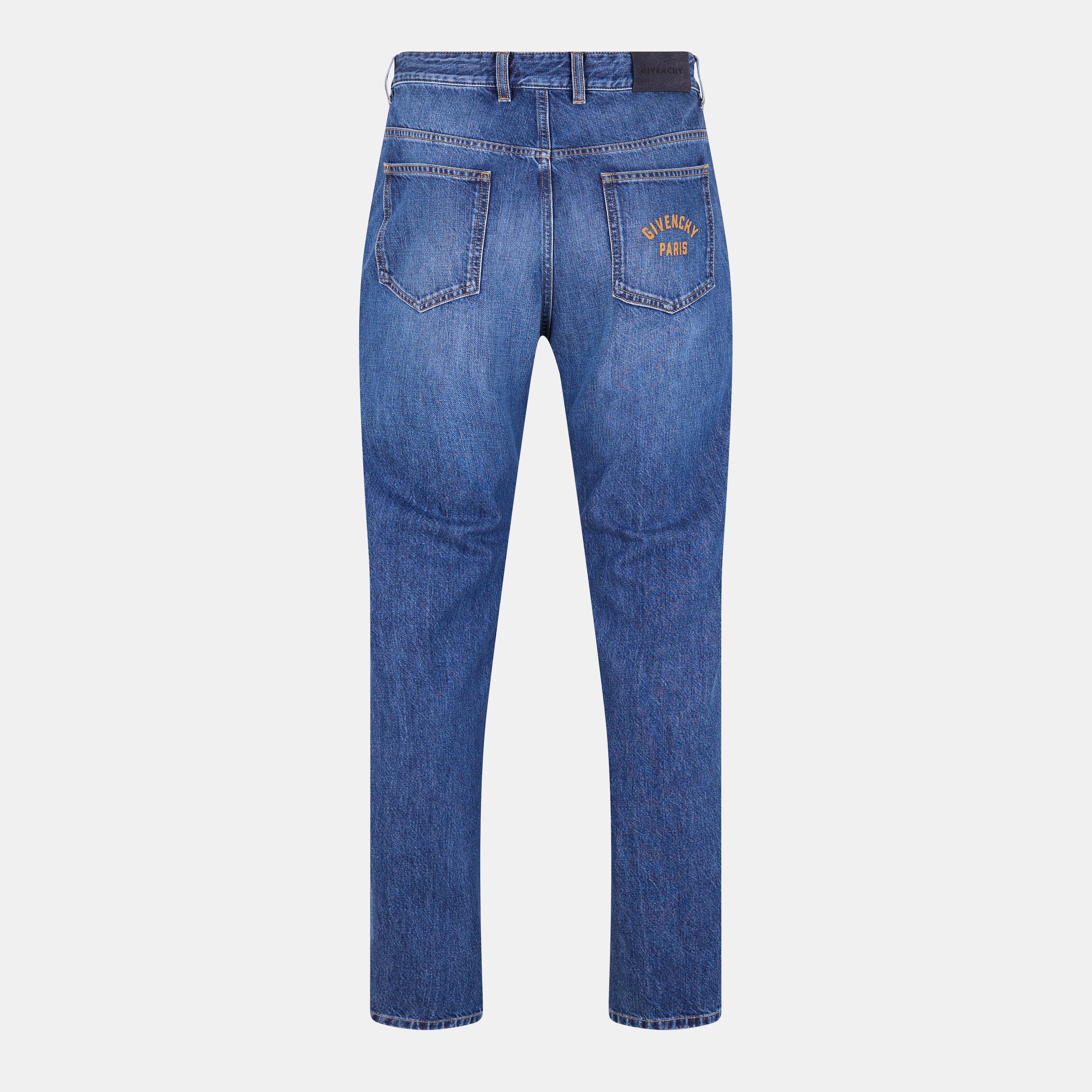Blue - GIVENCHY - Men's Straight Jeans - 2
