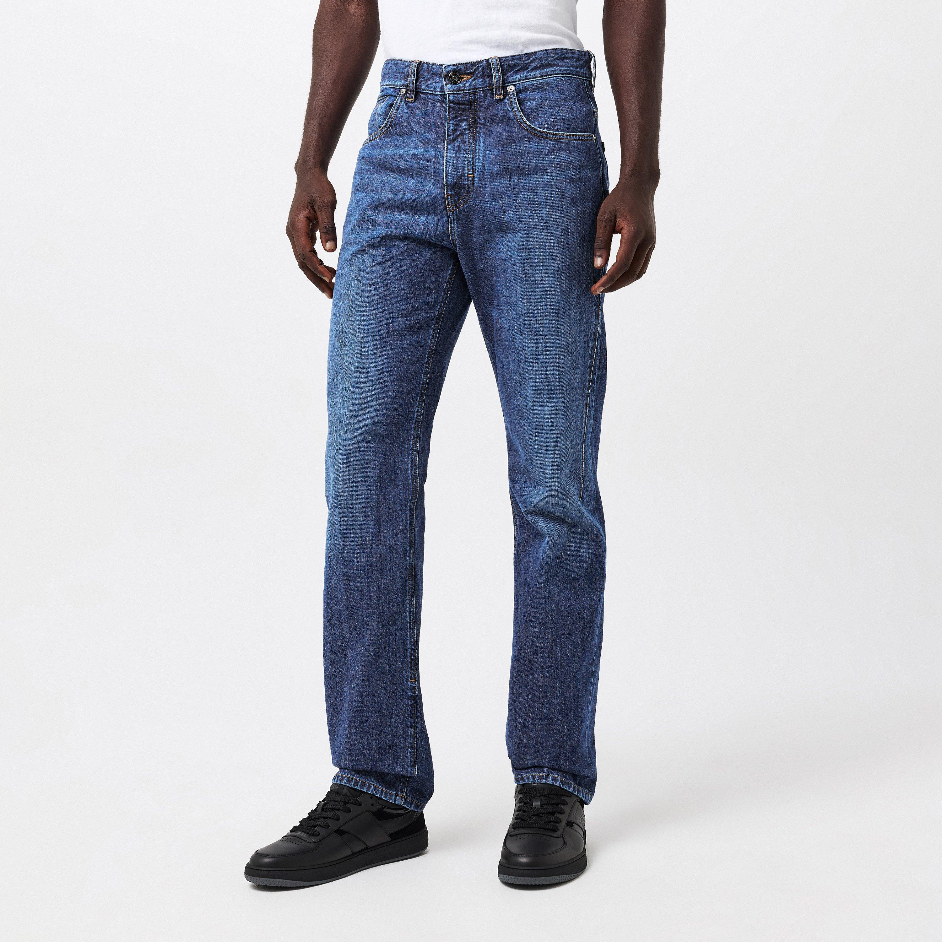 Blue - GIVENCHY - Men's Straight Jeans - 3