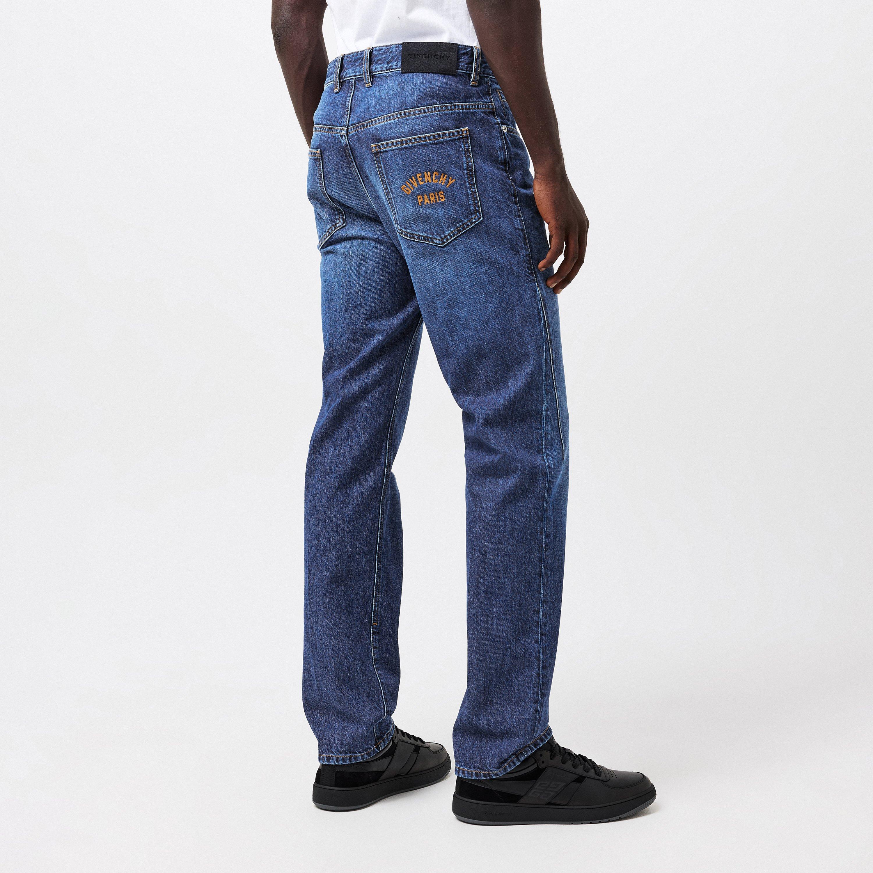Blue - GIVENCHY - Men's Straight Jeans - 4