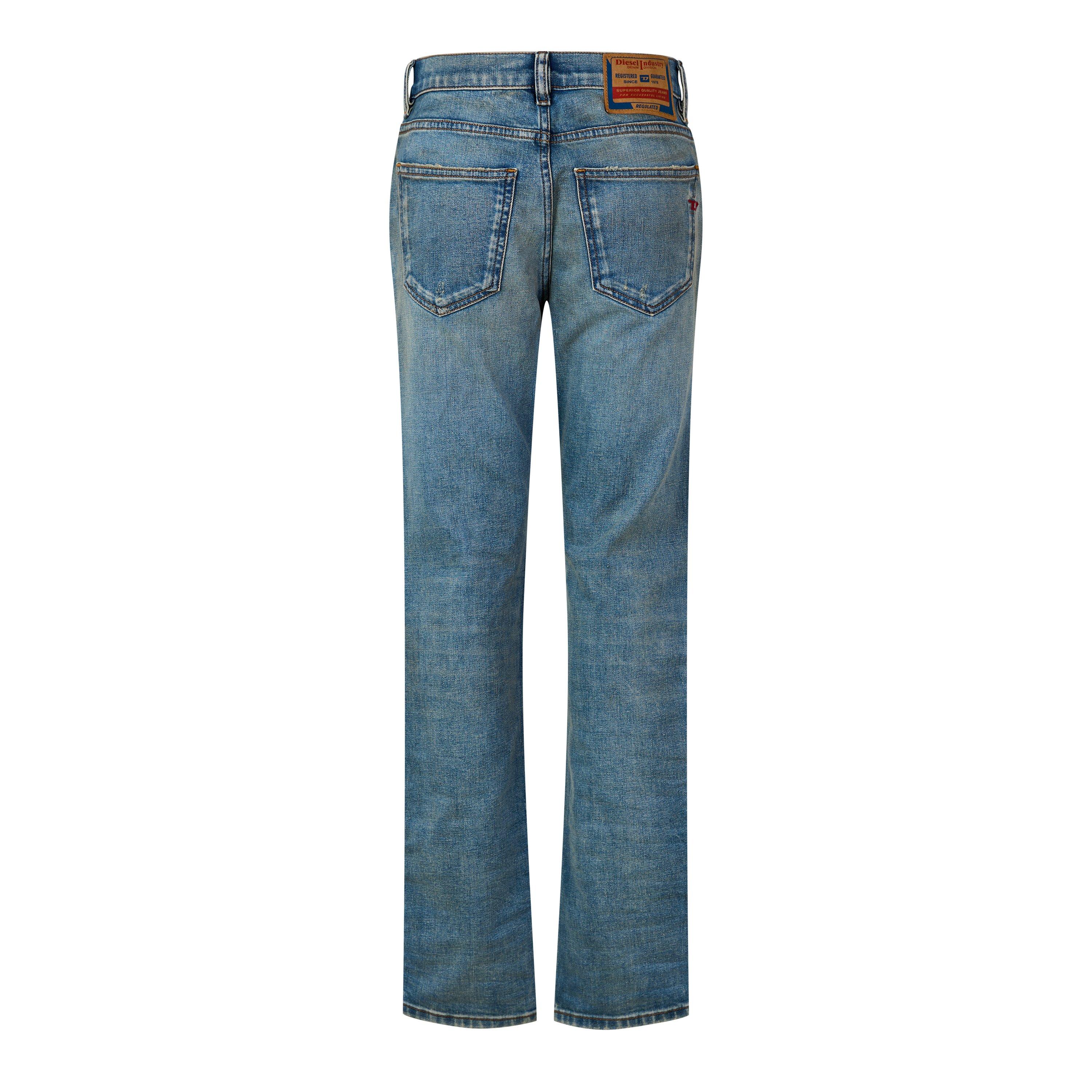 Blue Denim - Diesel - Men's 2019 D-Strukt Slim Fit Jeans - 2