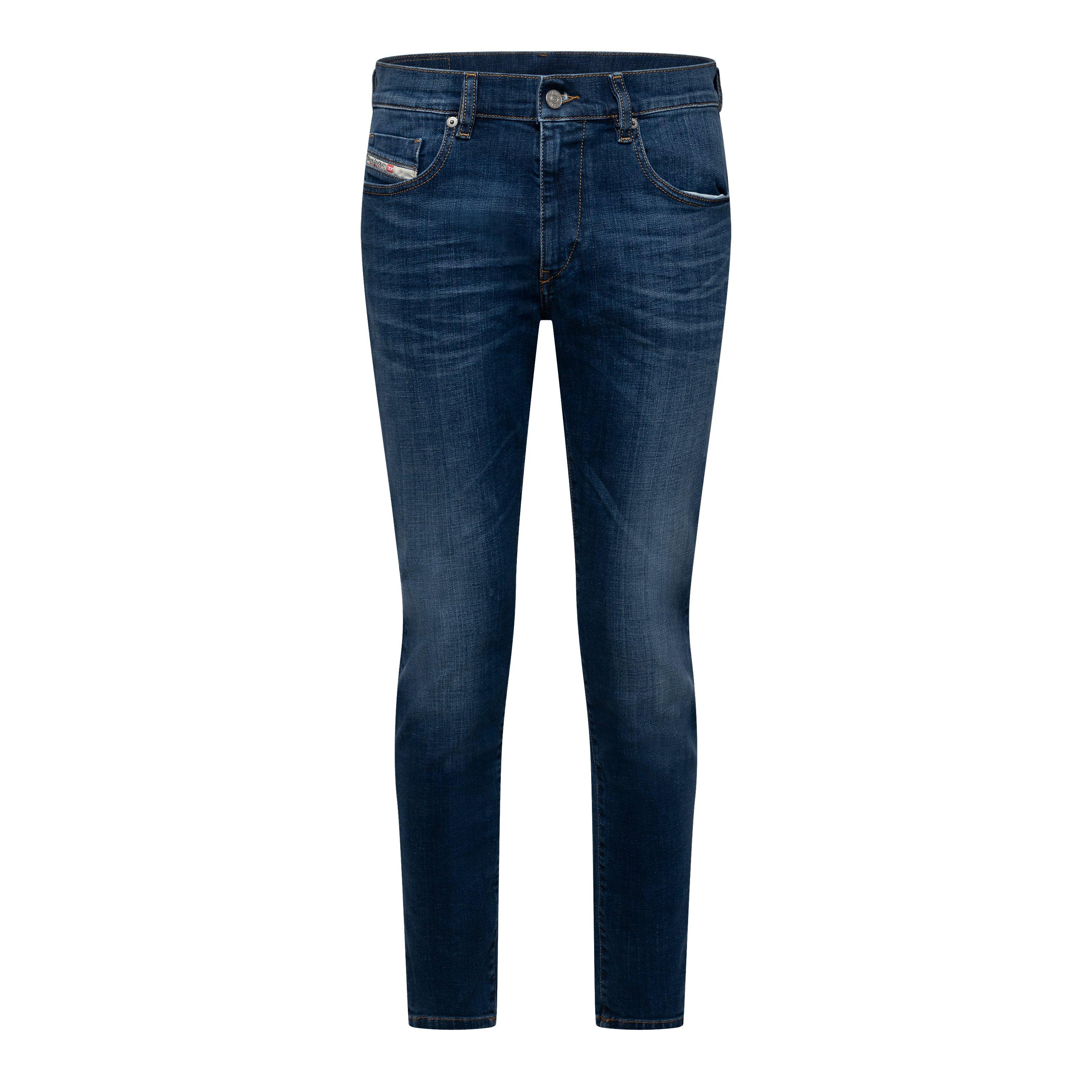 Blue Denim - Diesel - Men's 2019 D-Strukt Slim Fit Jeans - 1