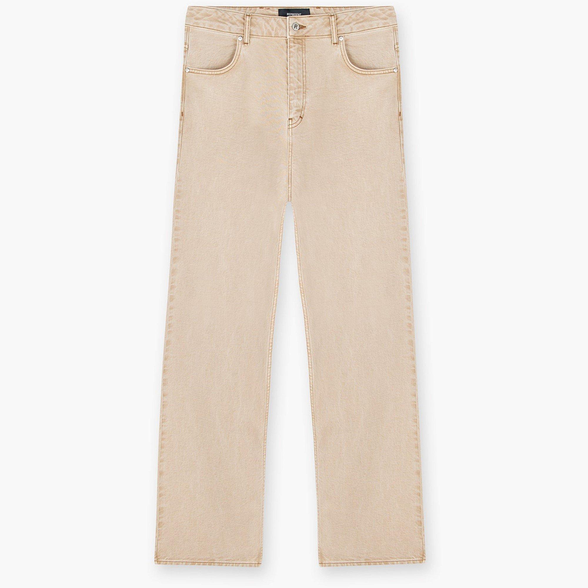 Represent Men's Straight Leg Jeans - Dirt Cashmere - 28W R