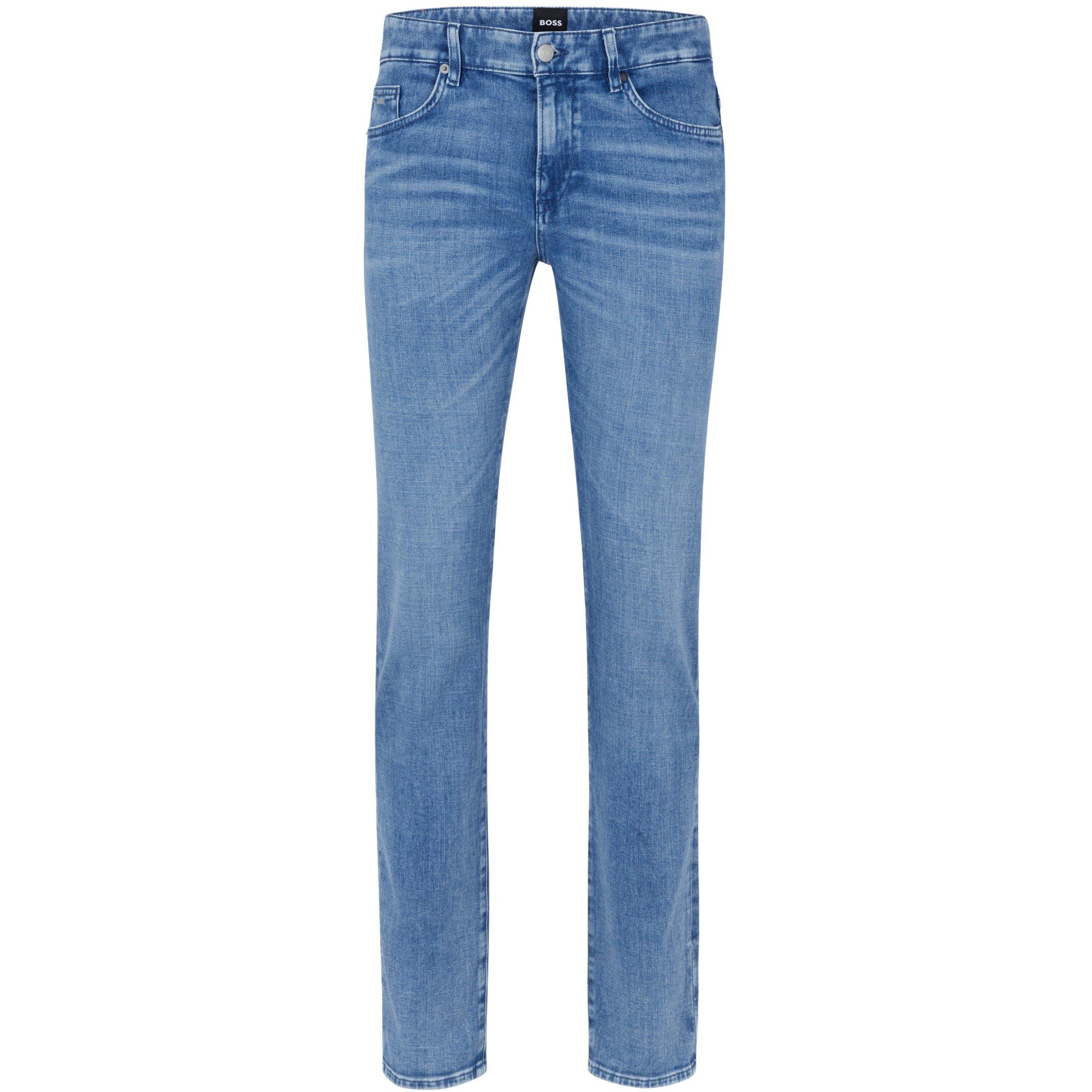 Boss Men's Delaware3-1 Slim Fit Jeans - Turquoise/Aqua - 30W R