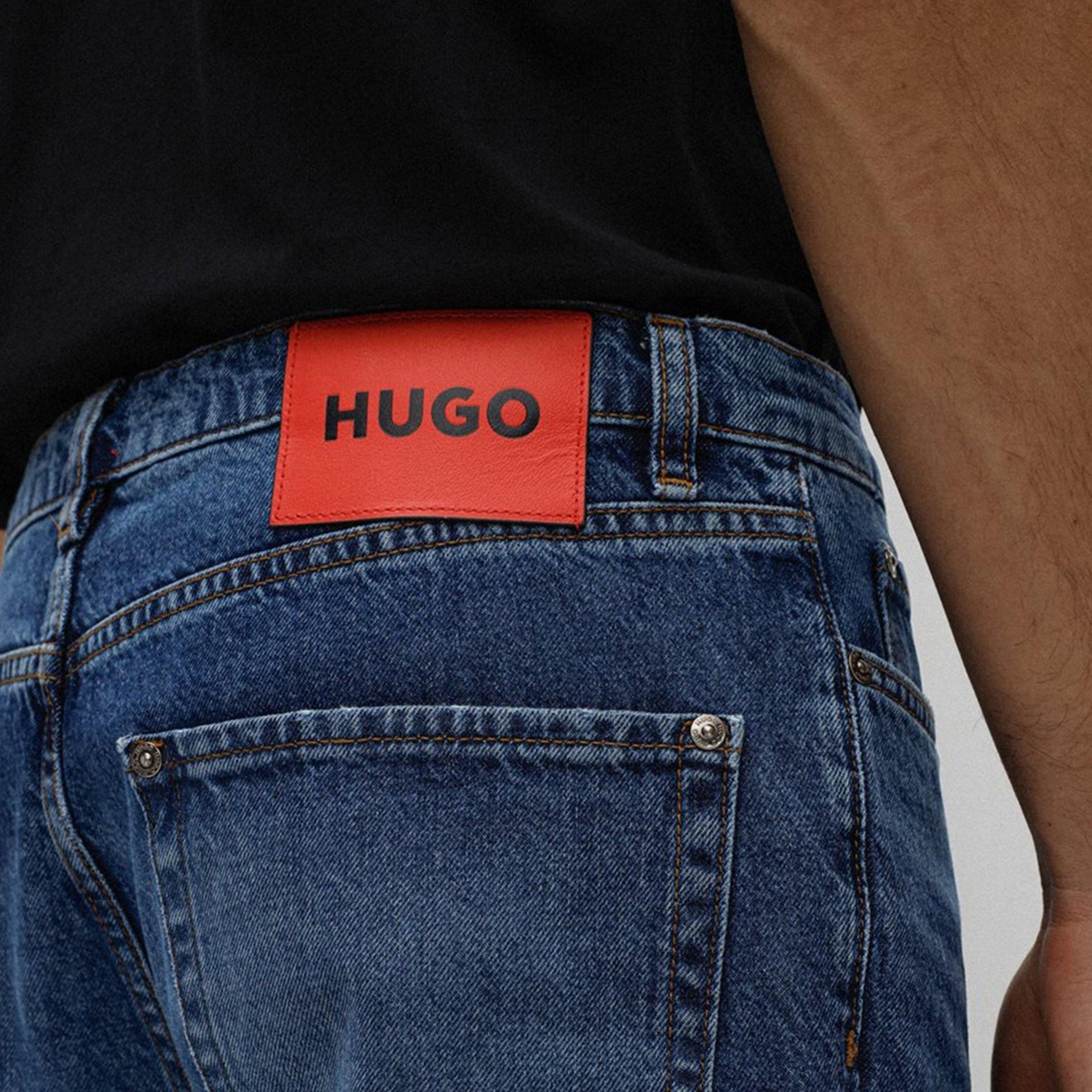 Bright Blue - Hugo - Men's Slim Fit Jeans - 5