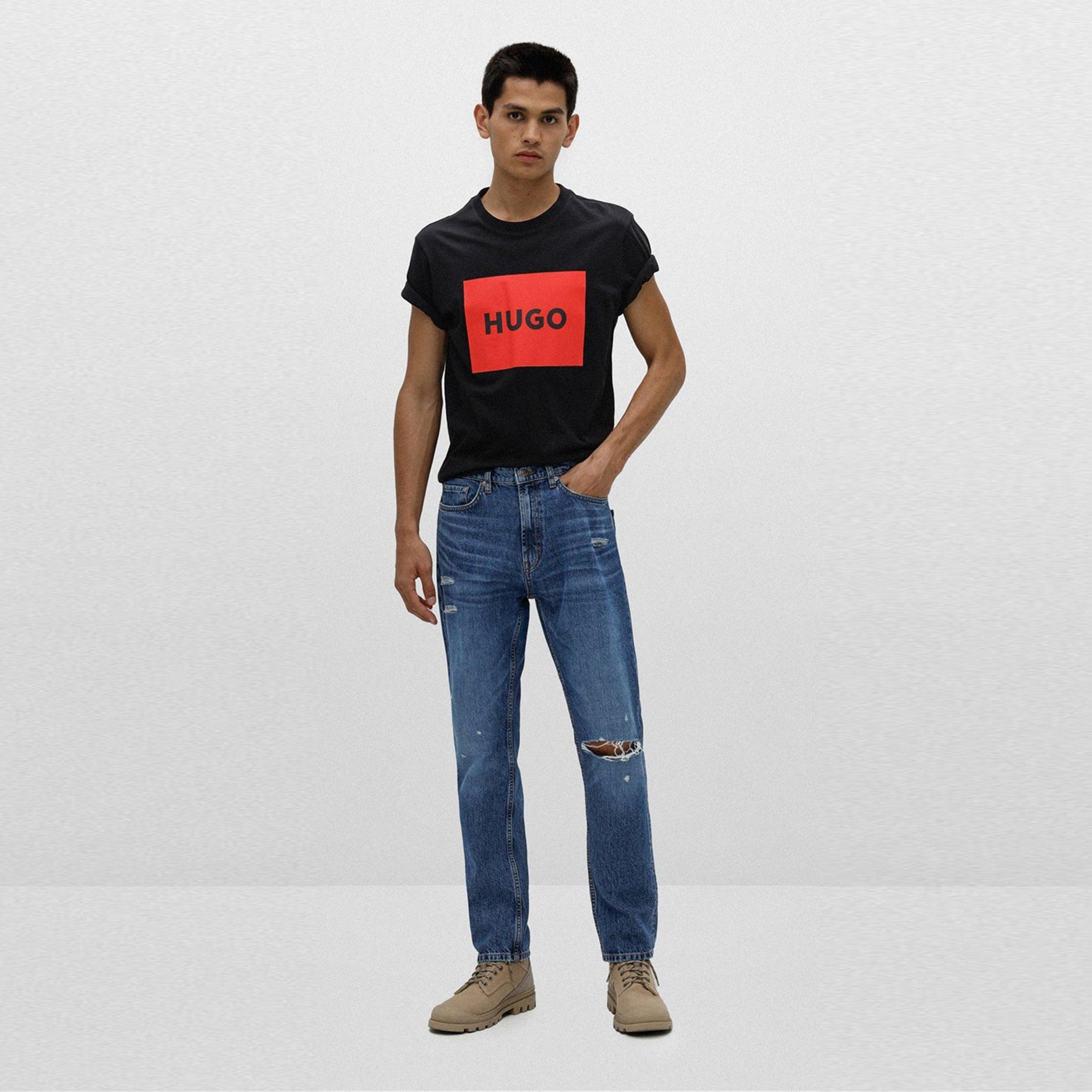 Bright Blue - Hugo - Men's Slim Fit Jeans - 6