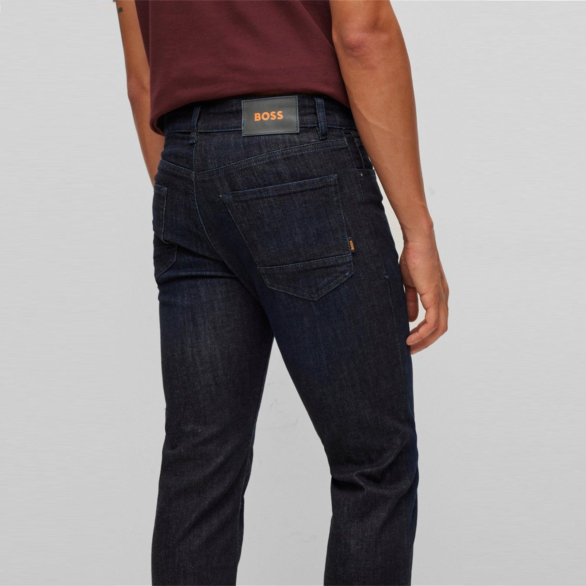 Navy - Boss - Men's Maine Slim Jeans - 4