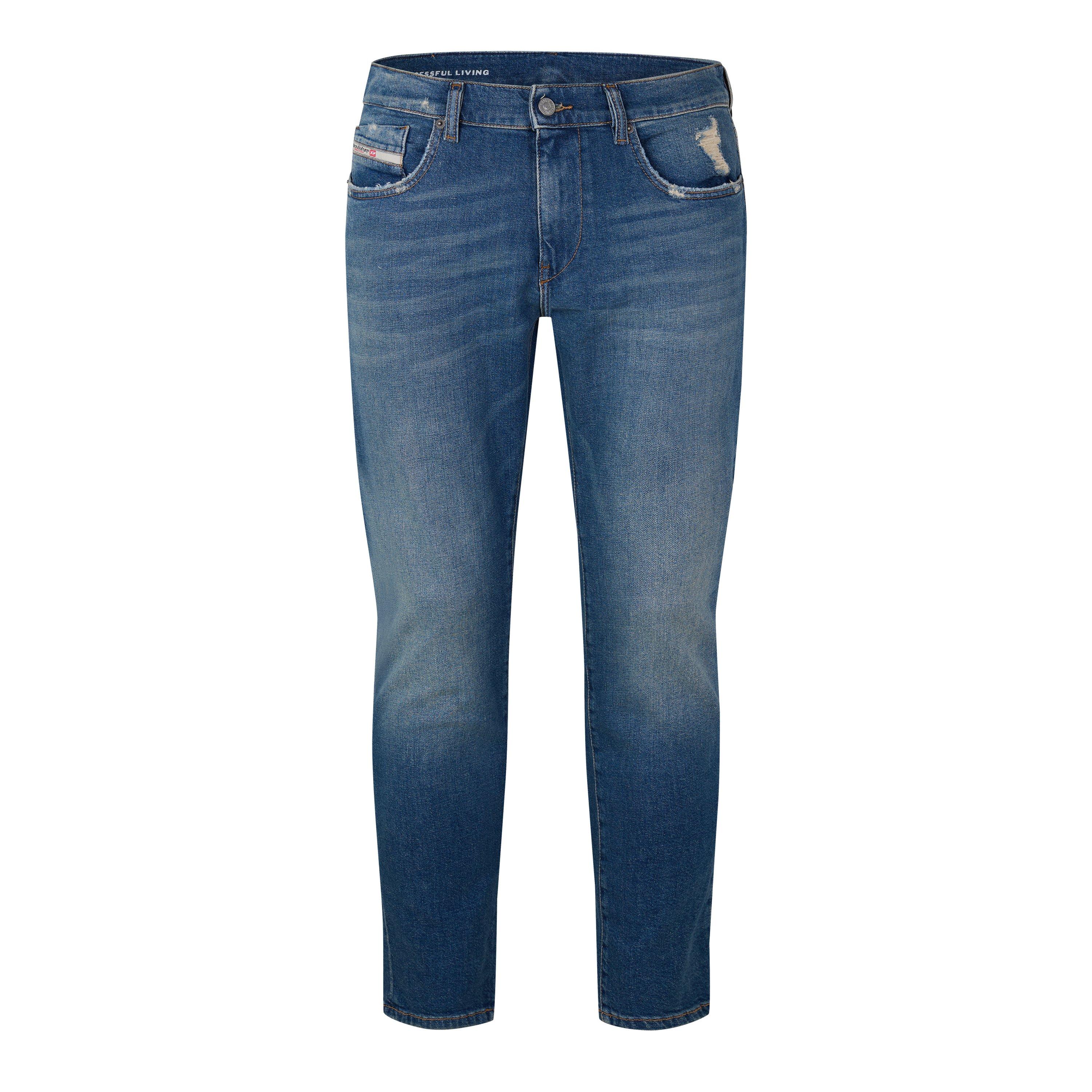 Diesel Men's 2019 D-Strukt Slim Fit Jeans - Blue Denim - 31W S