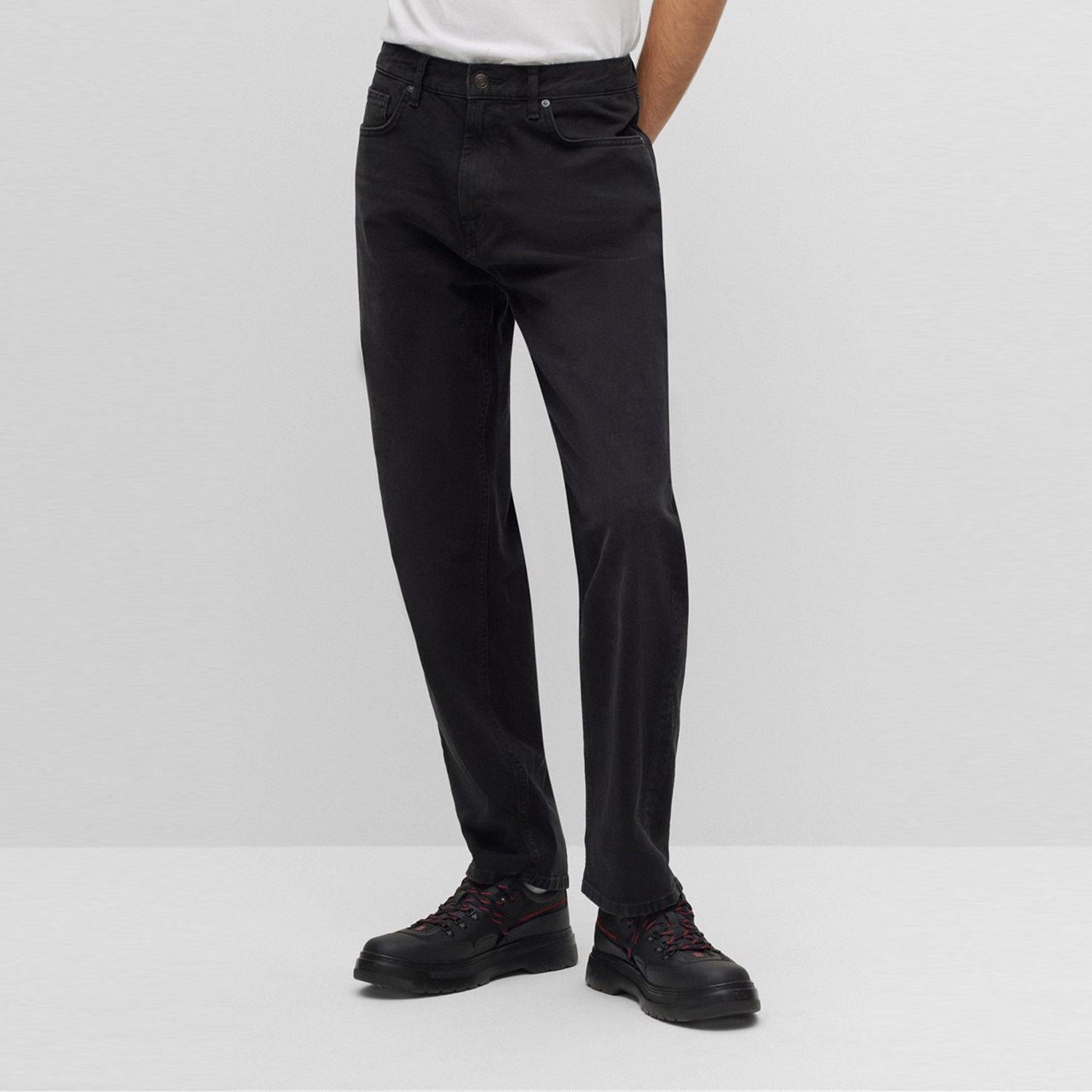 Black - Hugo - Men's Slim Fit Jeans - 3