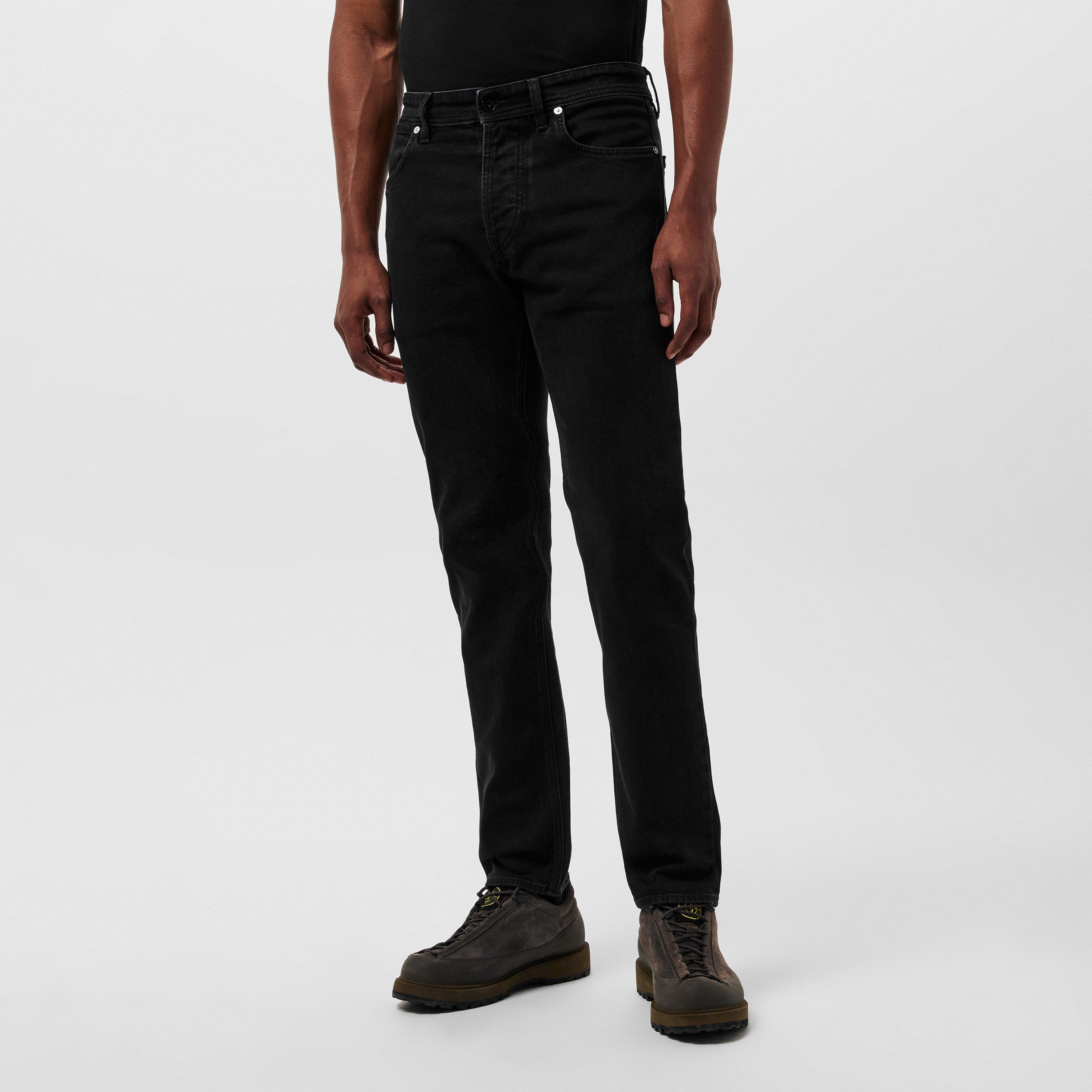 Black VJ901 - Stone Island - Mens Denim Research Slim Fit Jeans - 3