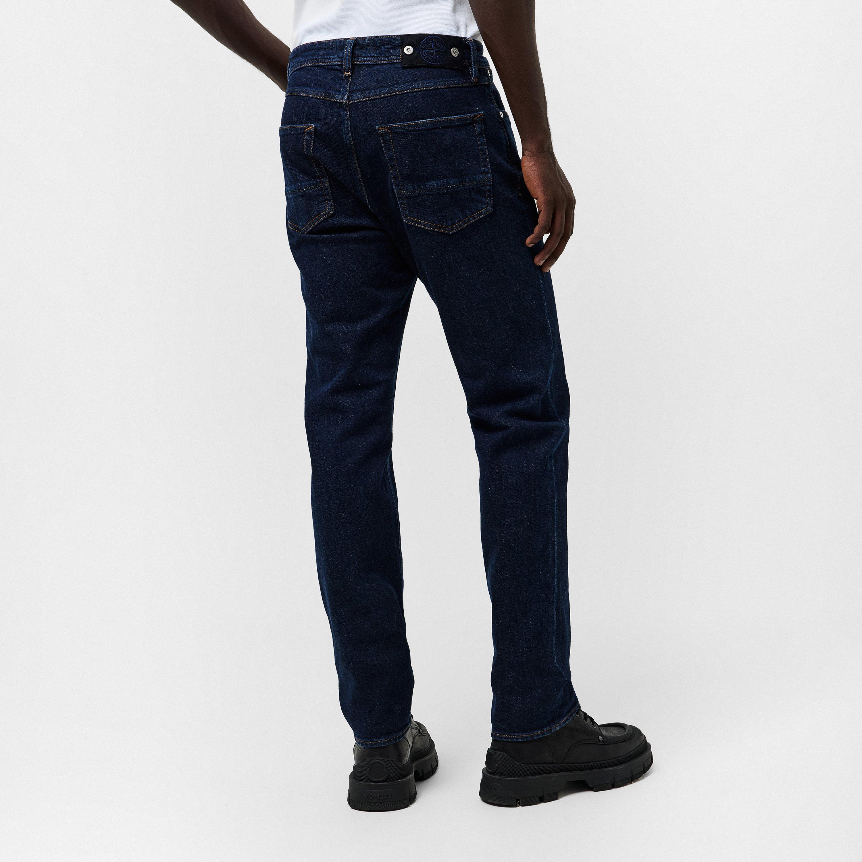 Indigo VJ201 - Stone Island - Mens Denim Research Slim Fit Jeans - 4