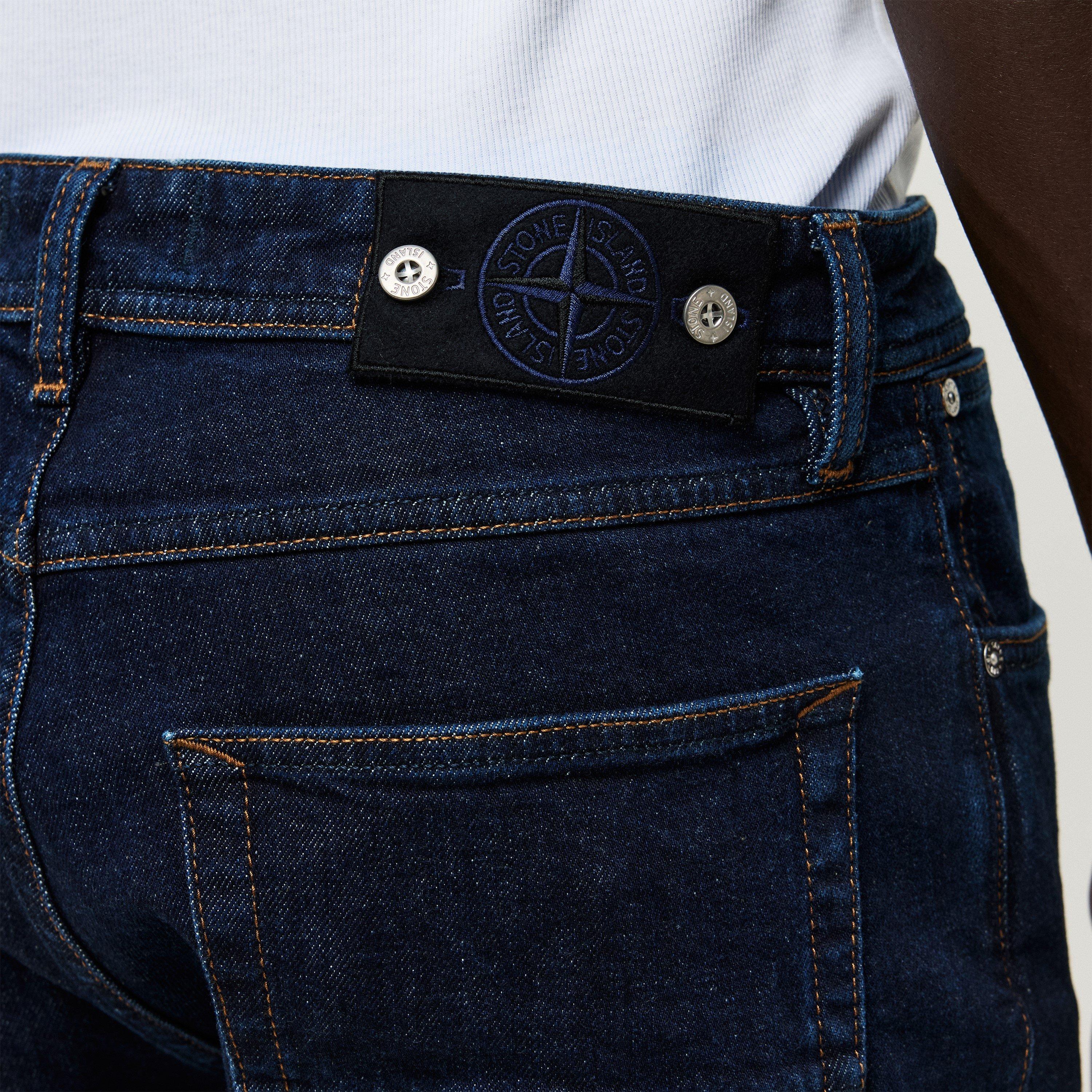 Indigo VJ201 - Stone Island - Mens Denim Research Slim Fit Jeans - 5