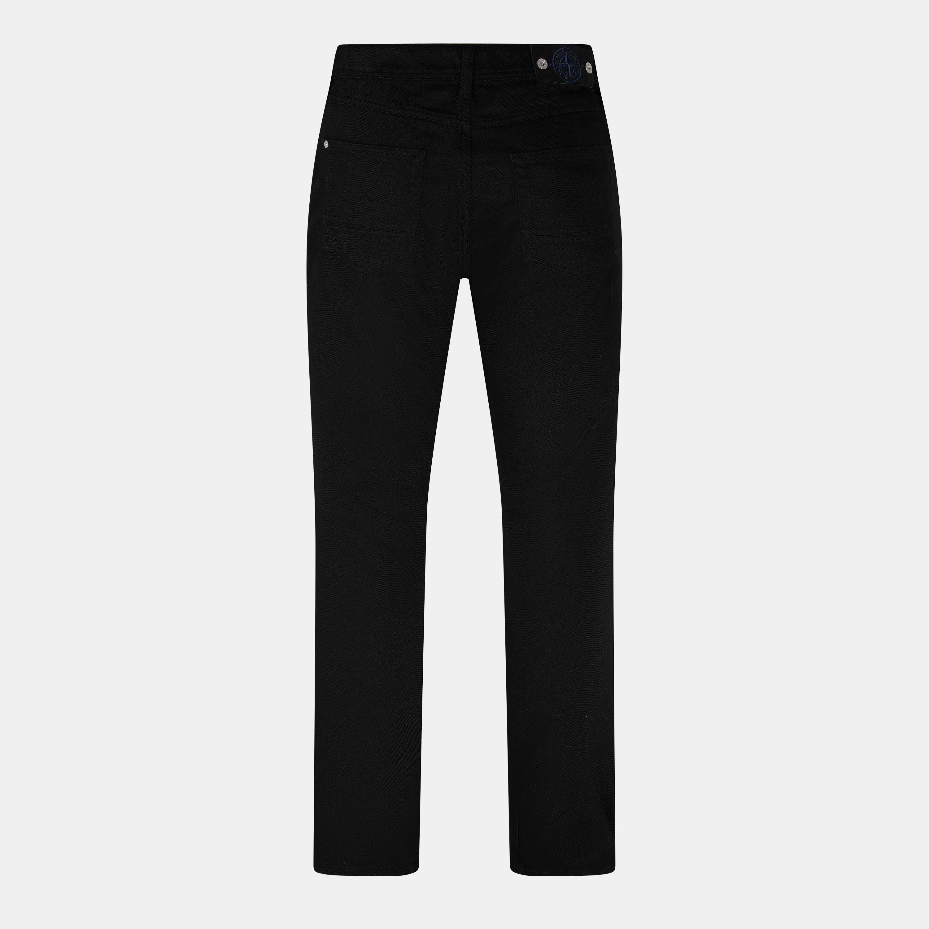 Black V0029 - Stone Island - Mens Denim Research Regular Fit Jeans - 2
