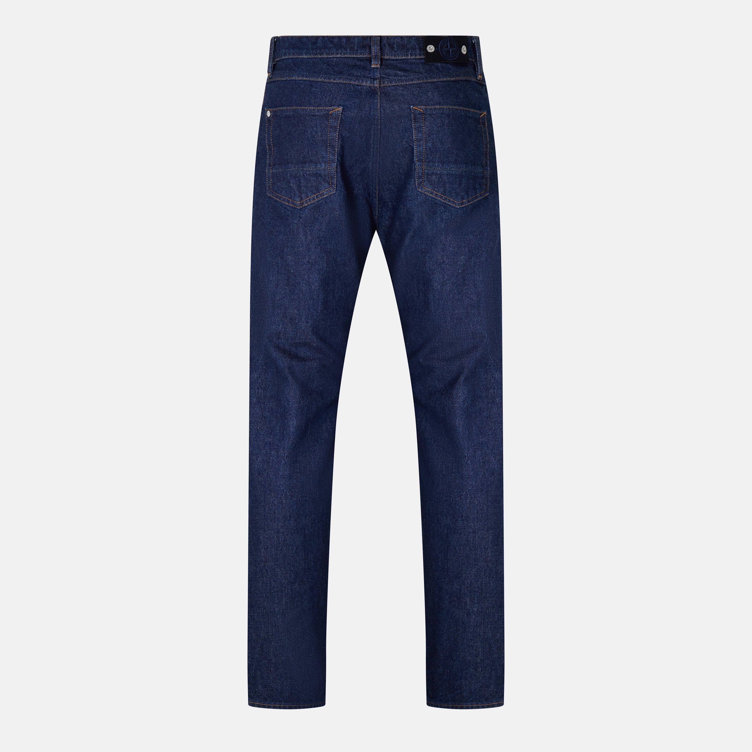 Indigo VJ201 - Stone Island - Mens Denim Research Regular Fit Jeans - 2