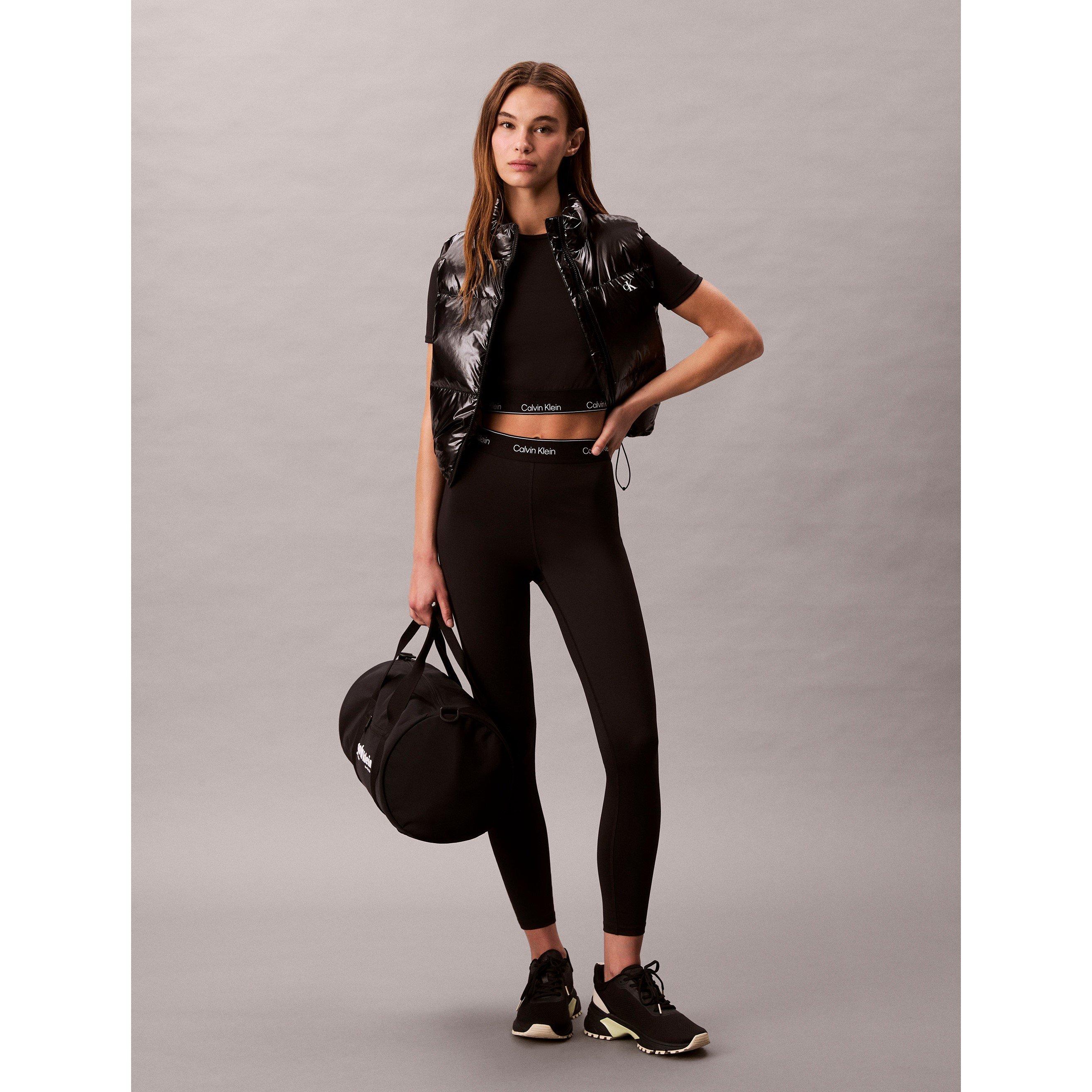 Zwart - Calvin Klein - Women&#x27;s Mod Tape Crop Tops - 3